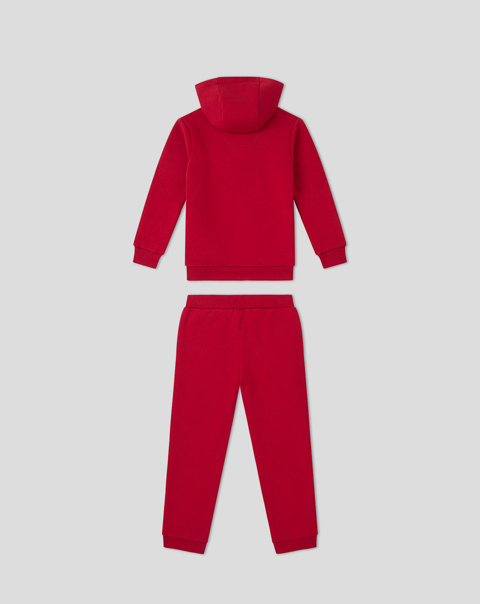 Twente Core 25/26 tuta bambino felpa e pantaloncini rossa