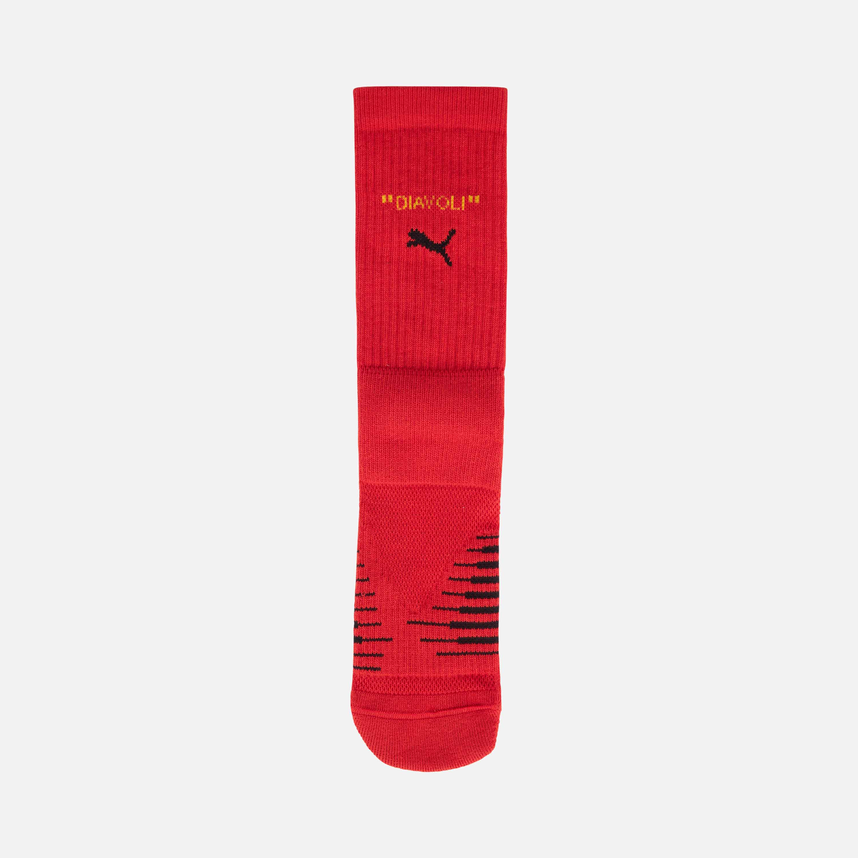 AC Milan Puma Off-White Calze Crew Rosse Diavoli 002