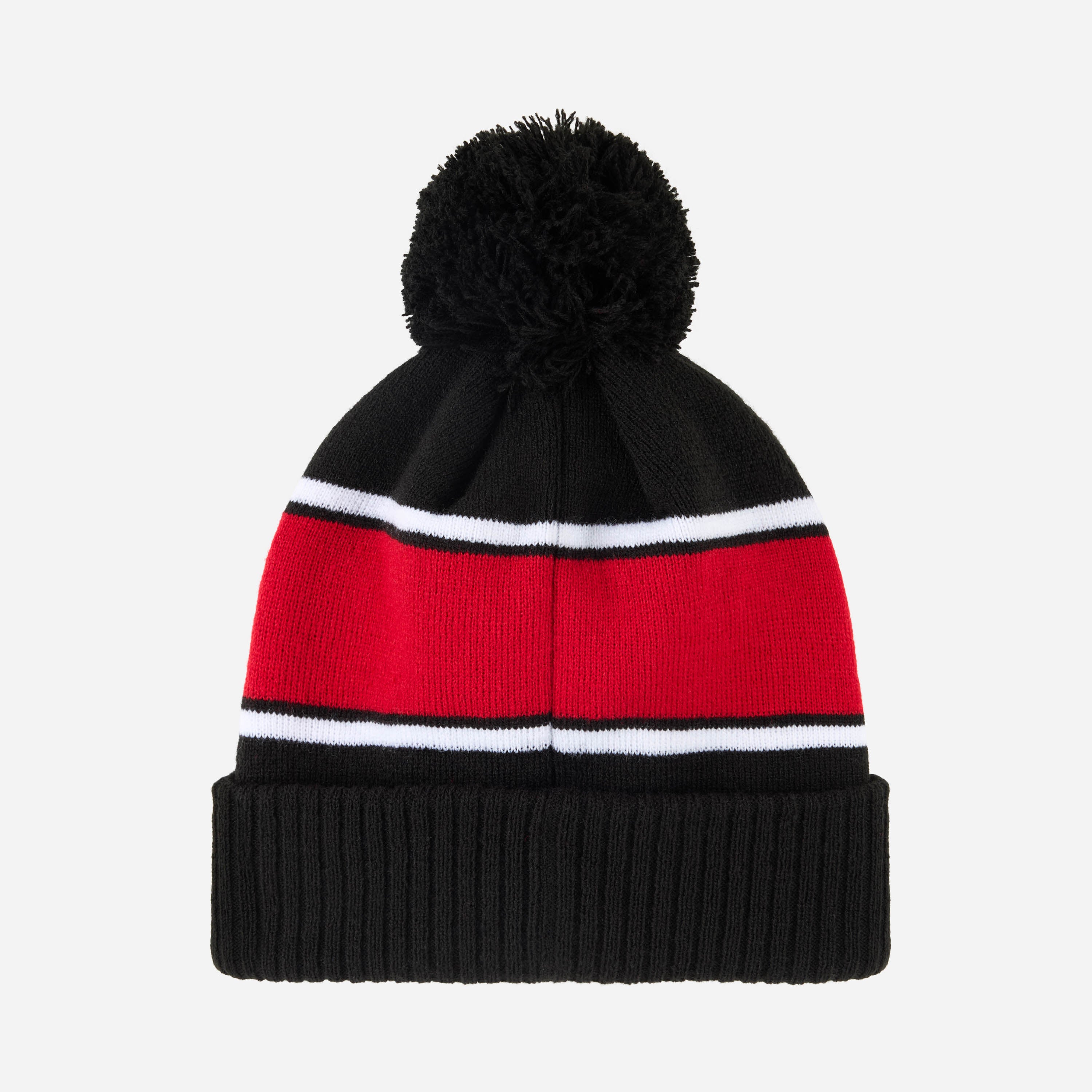AC Milan New Era berretto pom-pom nero acrilico