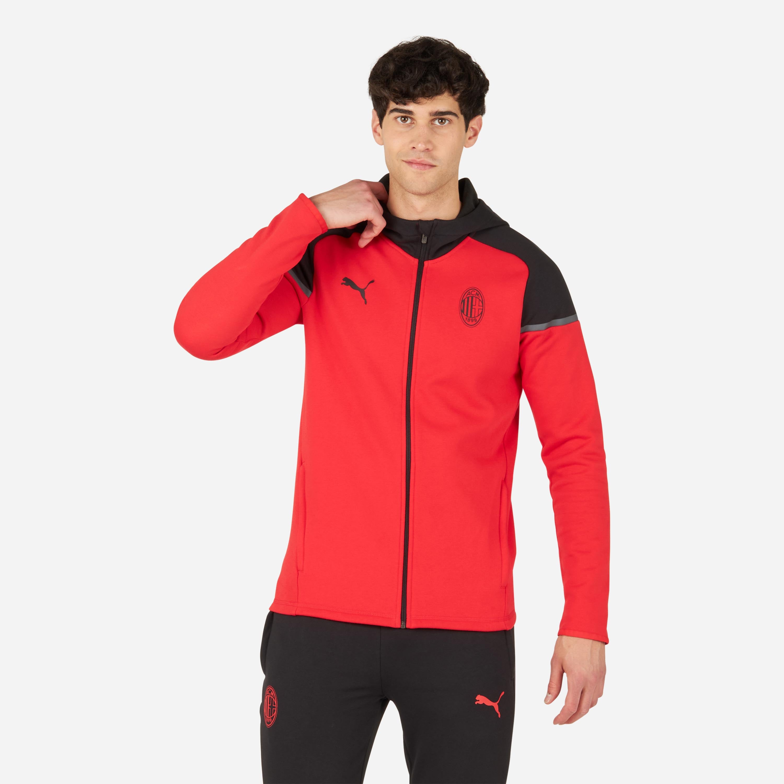 Milan Casuals 2023/24 giacca cappuccio uomo