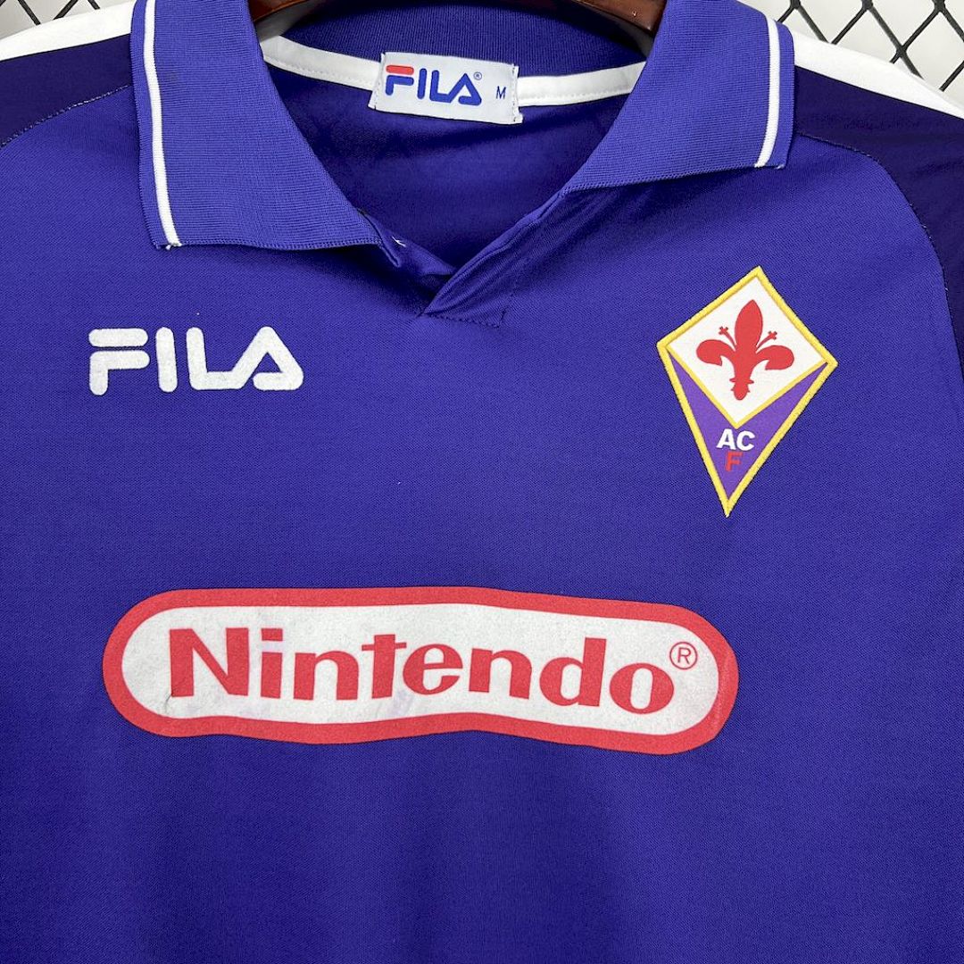 Tifoso Store Maglie da Calcio Fiorentina 1998/99 maglia manica lunga viola