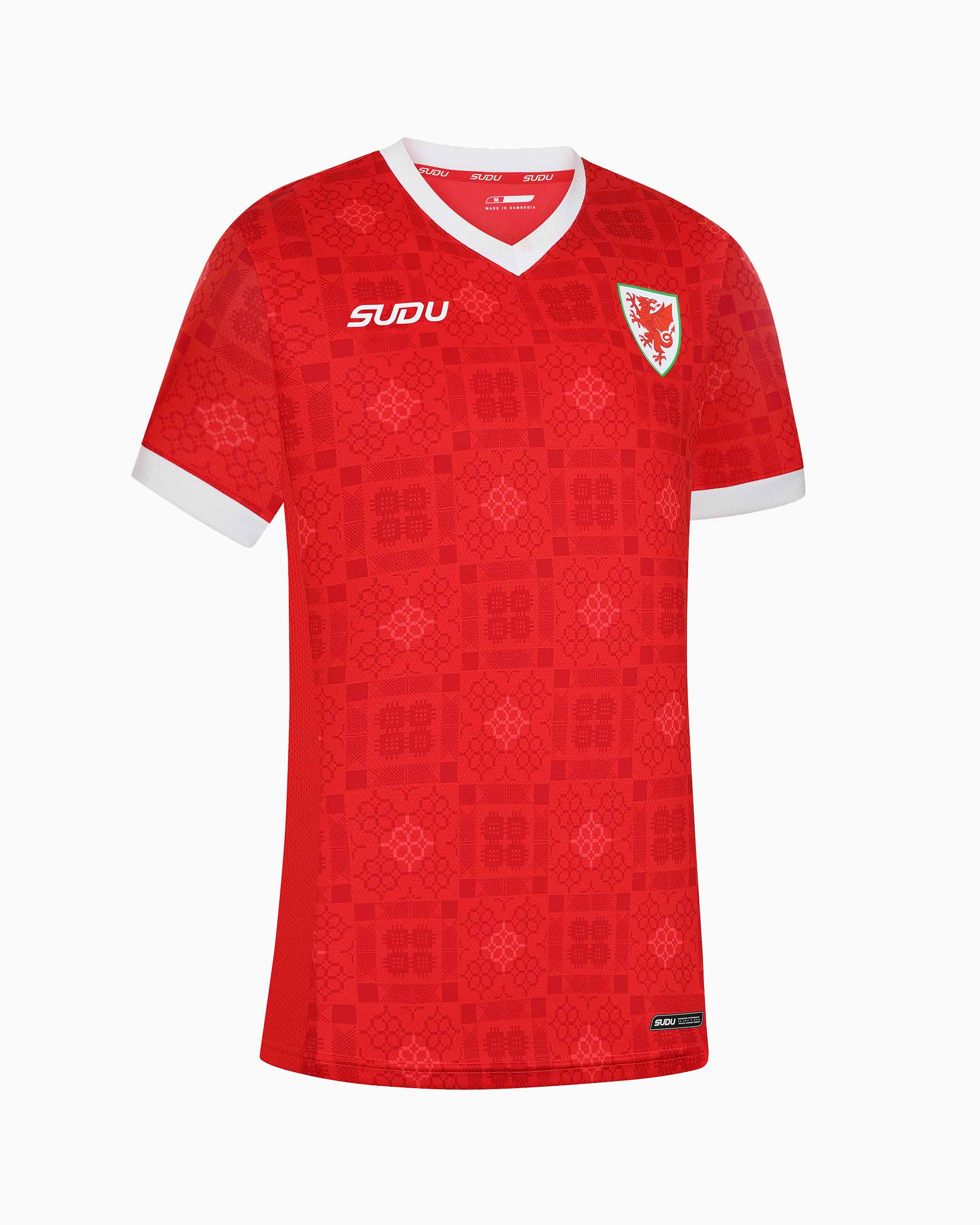 Wales SUDU Home Kit 2026-28 maglia gara pro uomo rossa