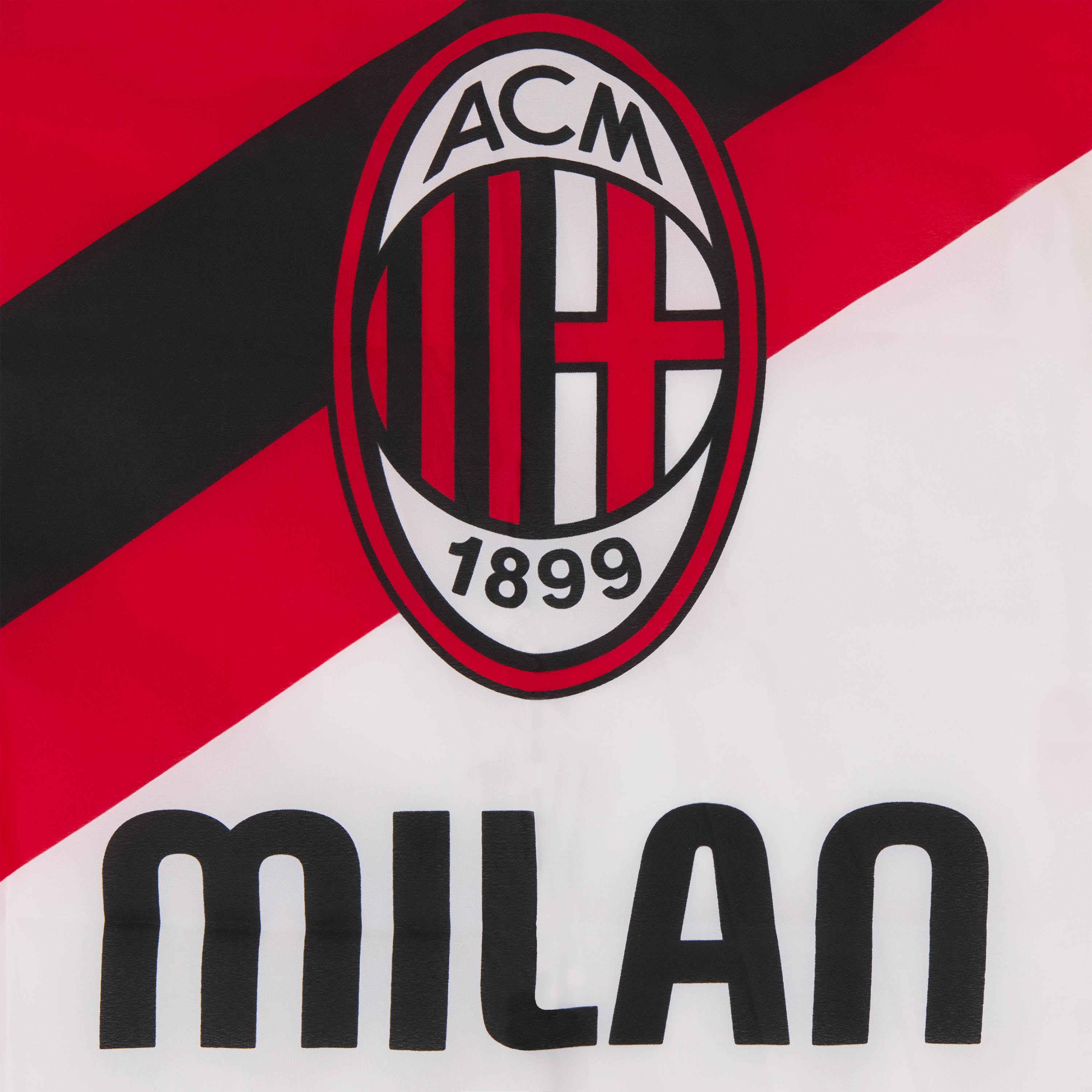 AC Milan bandiera bianca 60x90 cm logo