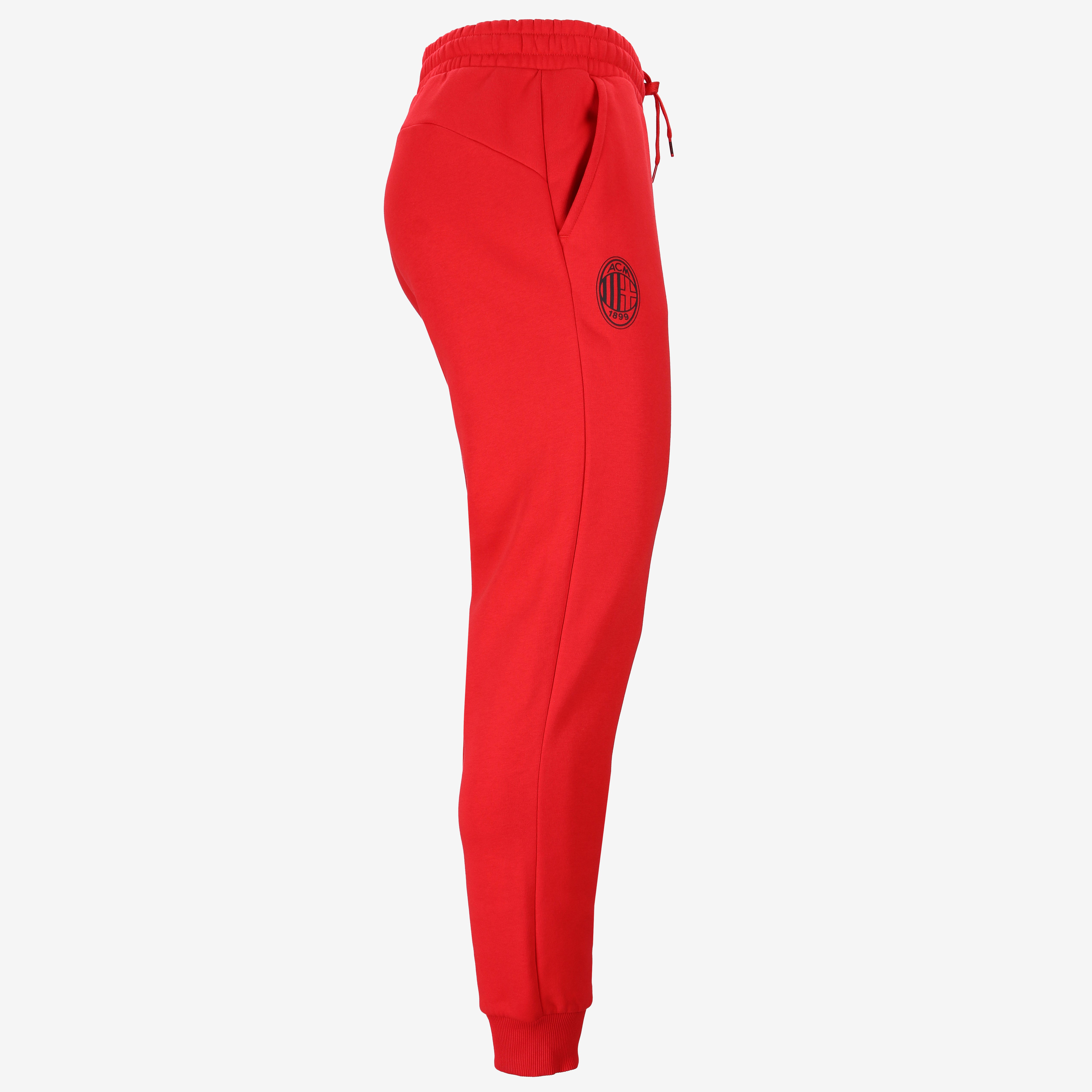 AC Milan Essential pantaloni tuta uomo rossi cotone