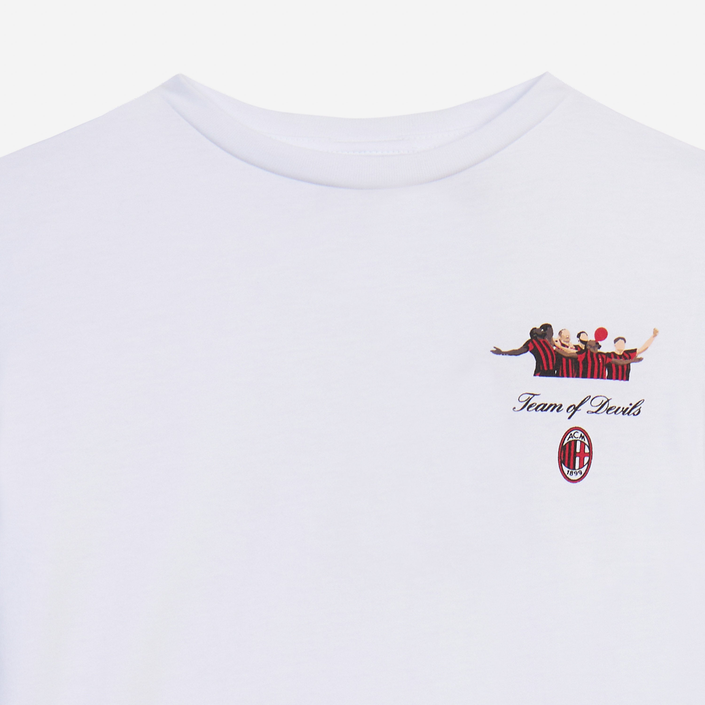 AC Milan Celebration maglietta bambino bianca 100% cotone