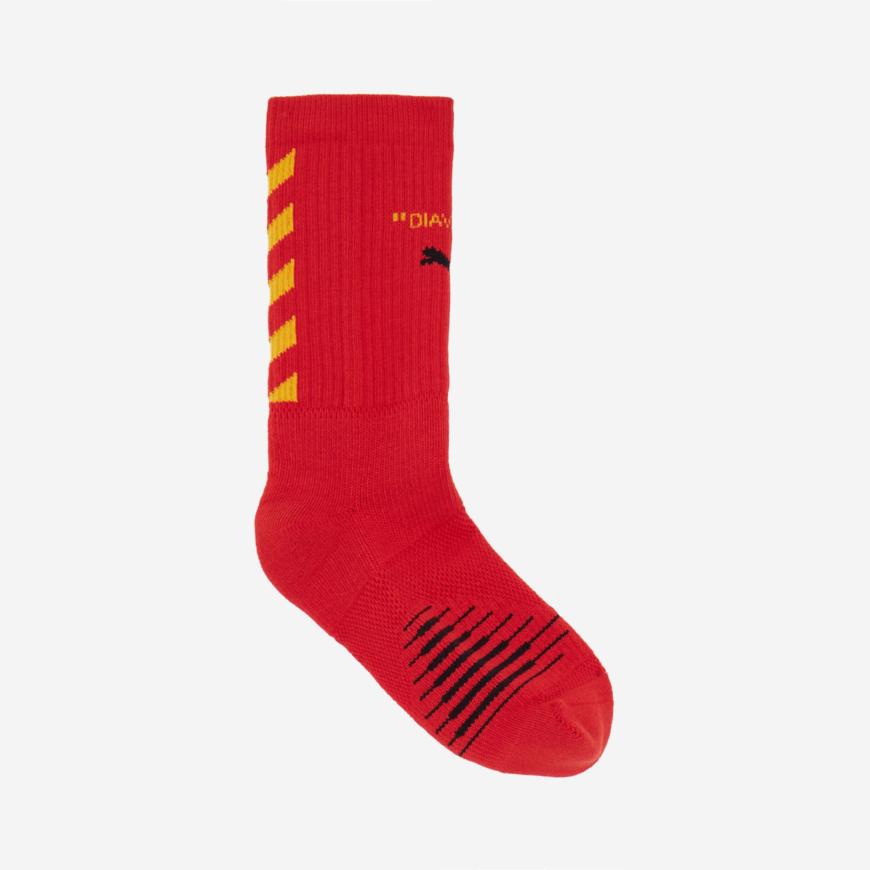 AC Milan Puma Off-White Calze Crew Rosse Diavoli 002