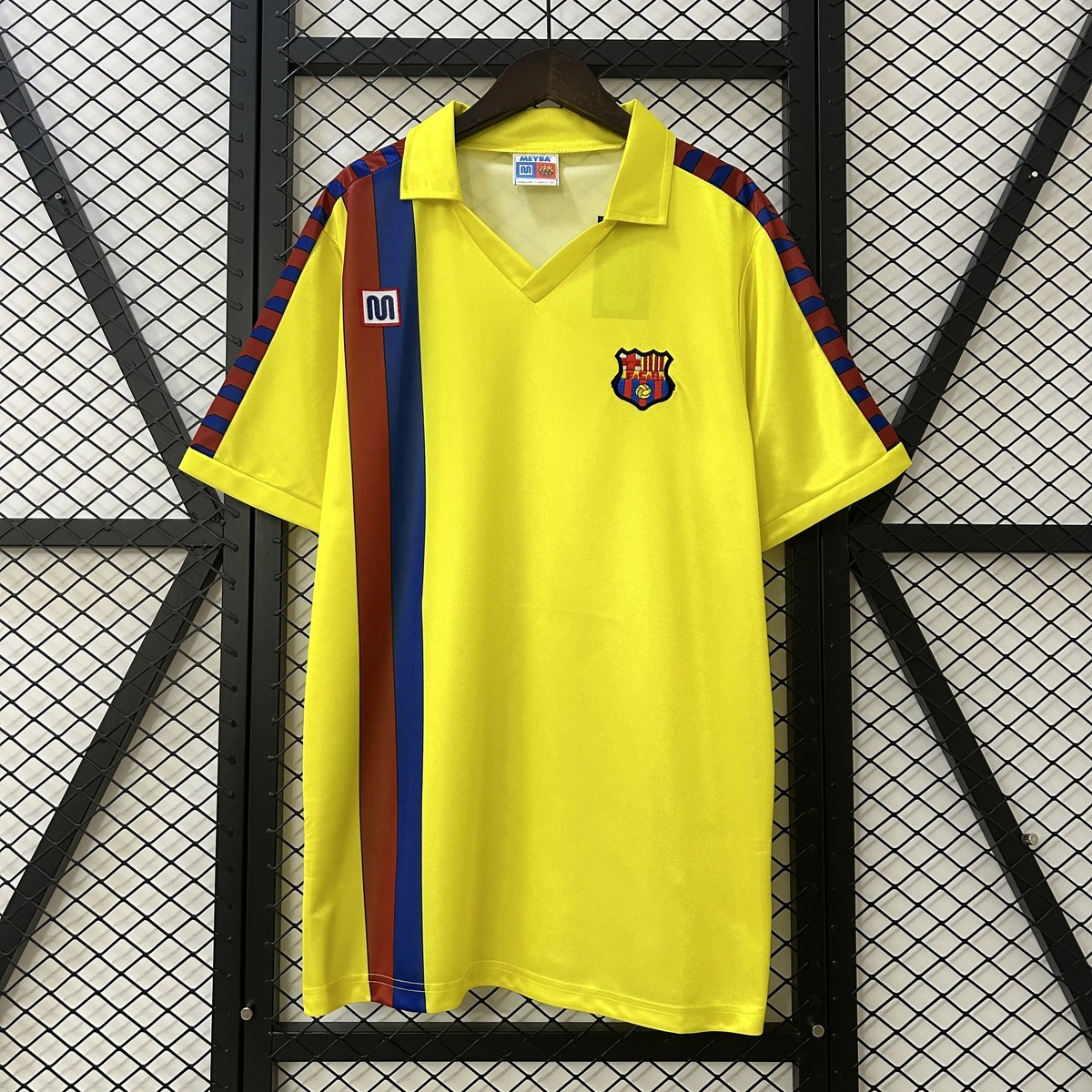 Maglia Barcellona Gialla Retro 1982/83 tifoso