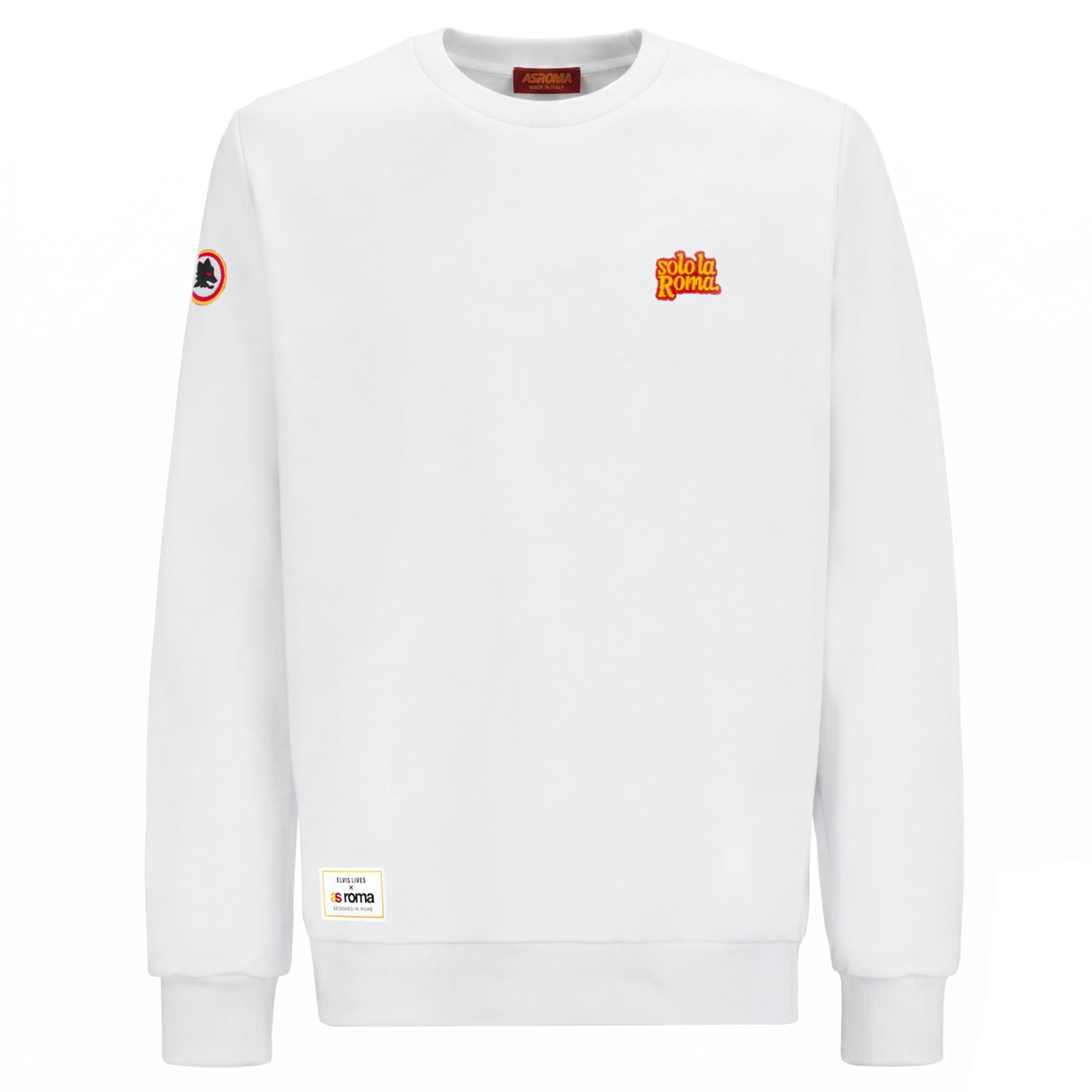 Roma Fanshop Solo la Roma Felpa Unisex Bordeaux Nero