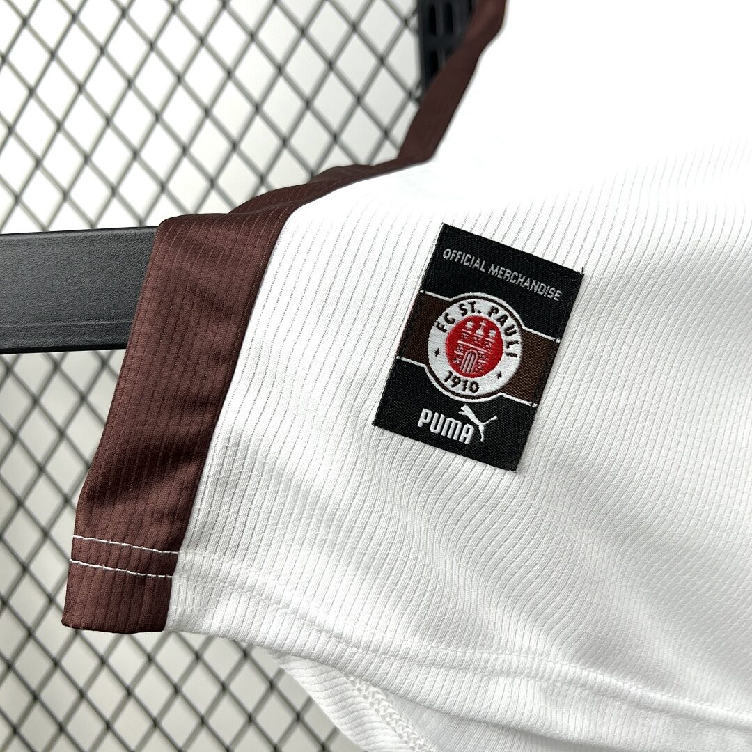 FC St. Pauli 1999/00 Maglia Home Marrone Retro