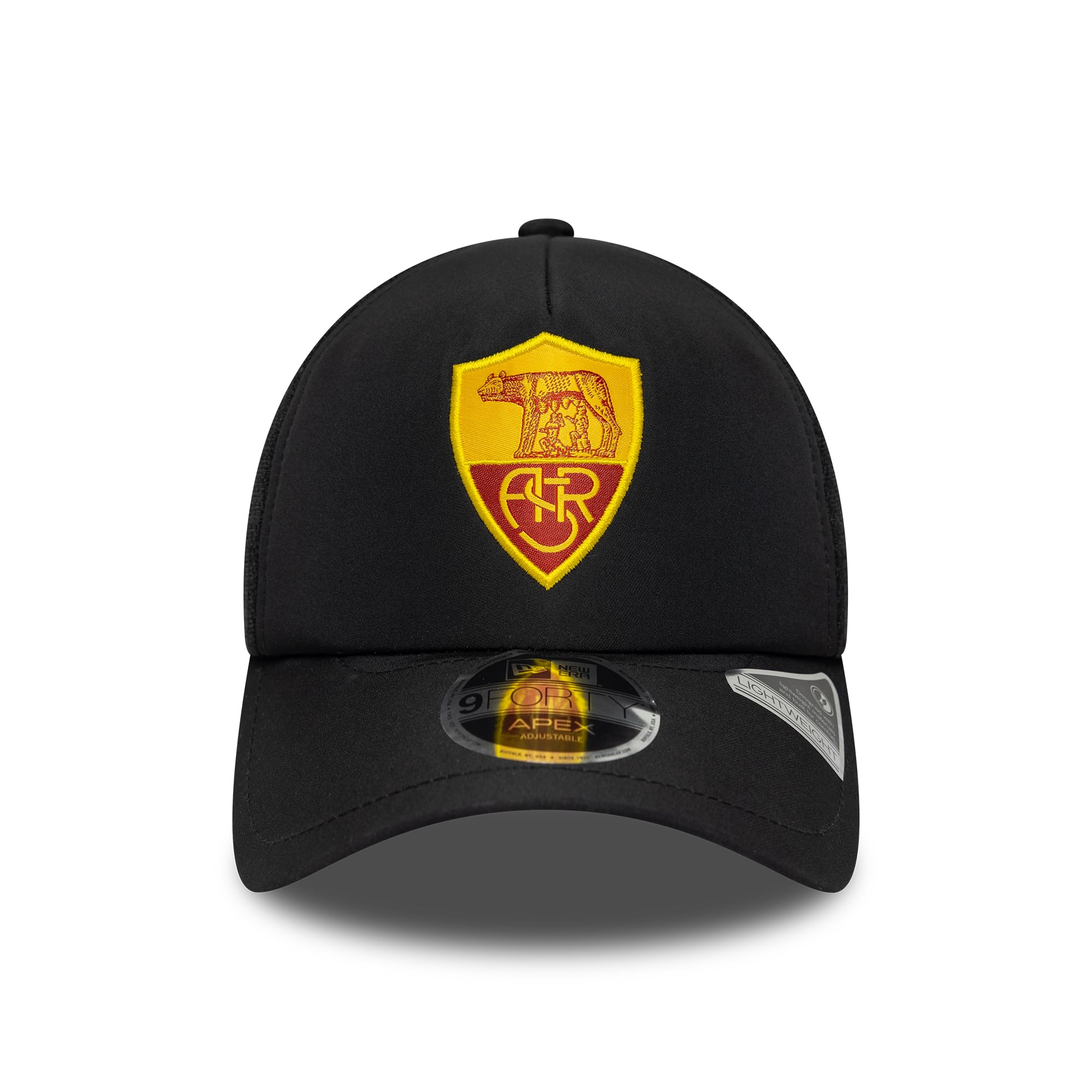 Roma Fanshop AS Roma Poly Apex Cappello Nero New Era