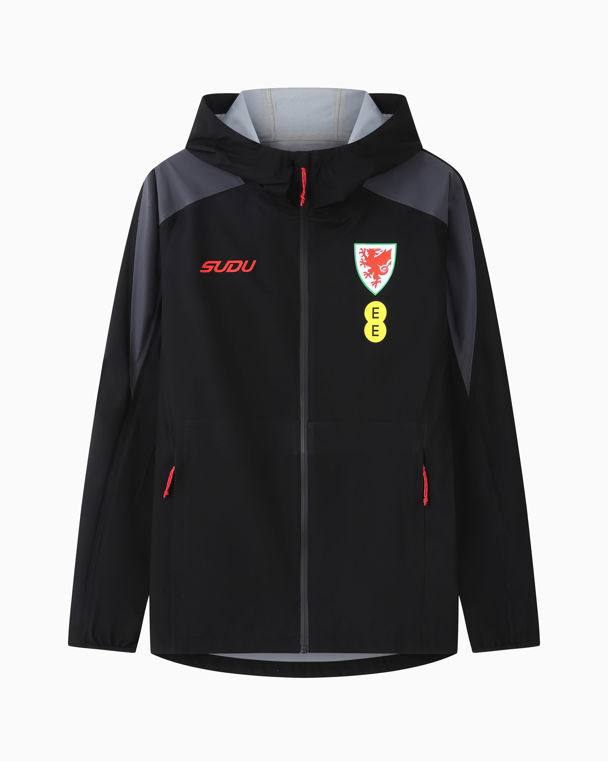 Wales Training giacca SUDU 2026-28 Staff leggera nera