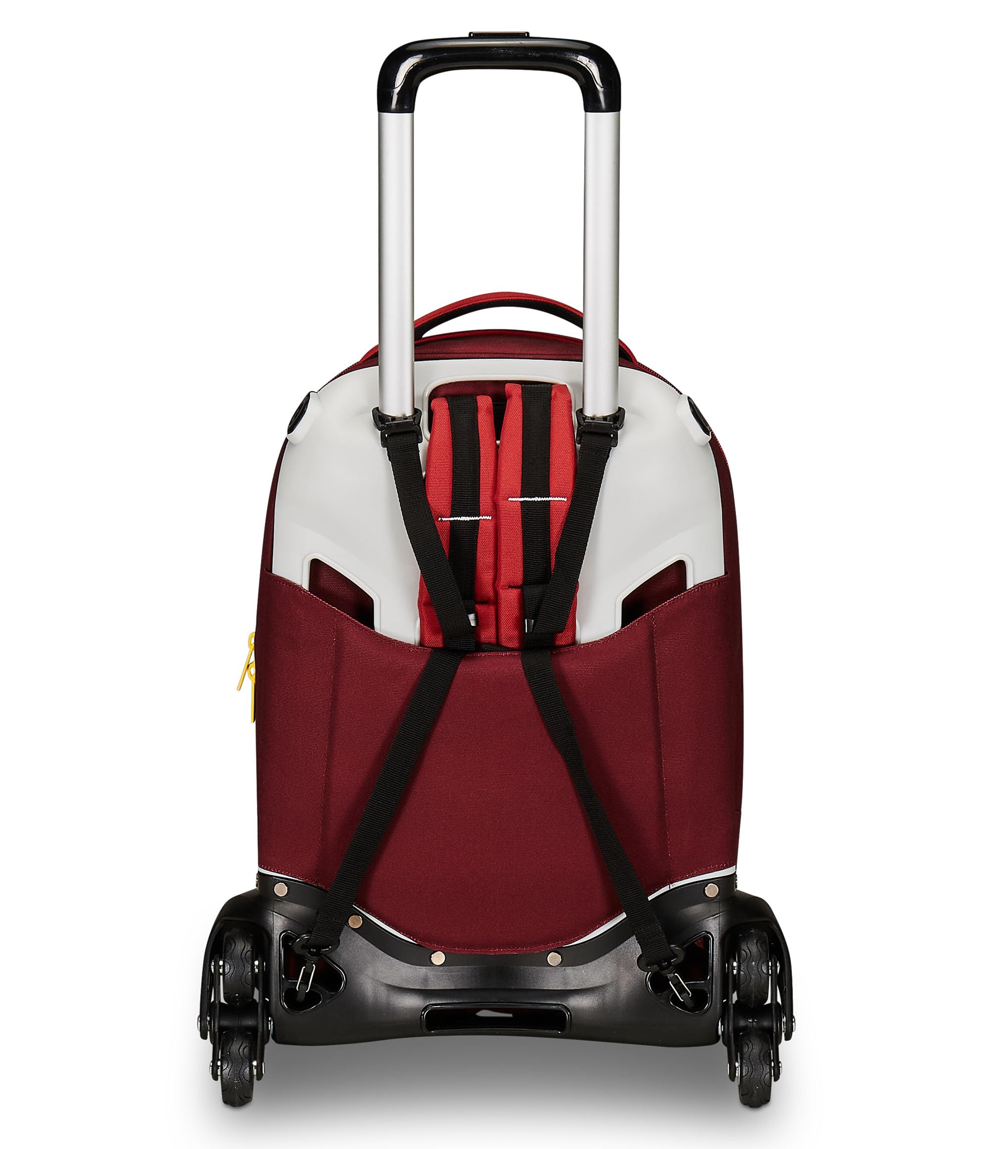 Roma Fanshop Scuola Jack 3 Ruote trolley rosso e nero