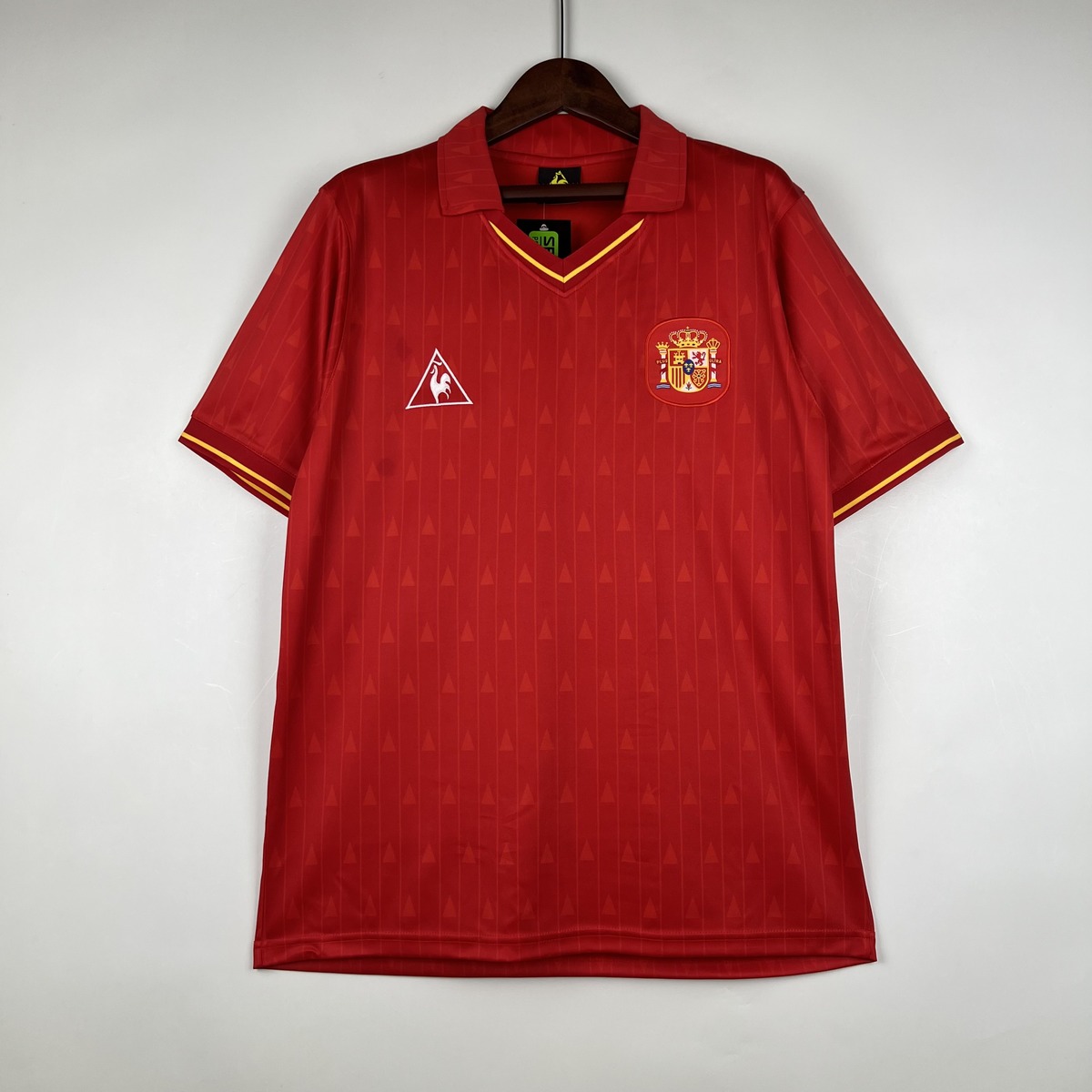 Spagna Prima Maglia Retro 1988/91 maglia calcio rossa home