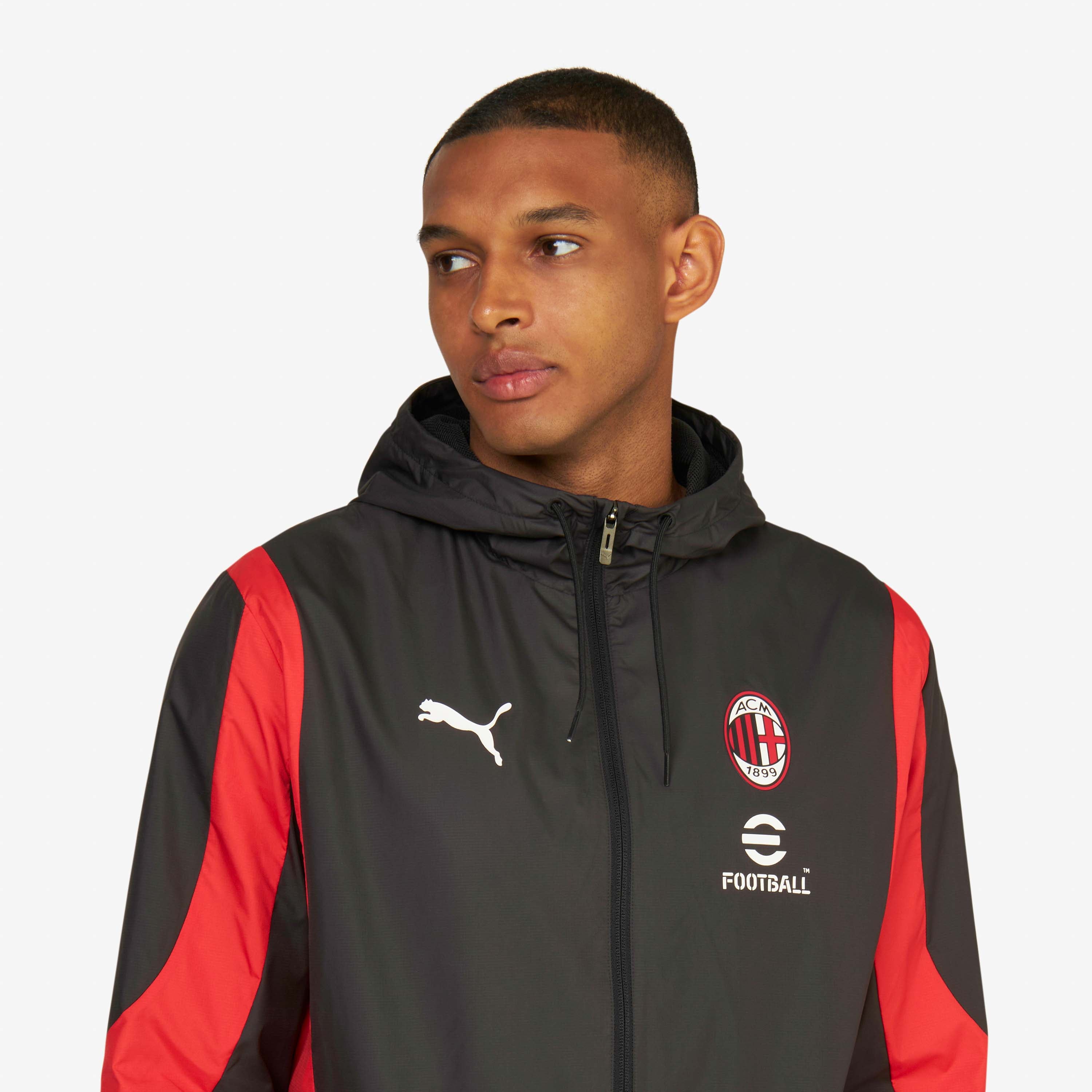 AC Milan Prematch 2023/24 Giacca Uomo Cappuccio M