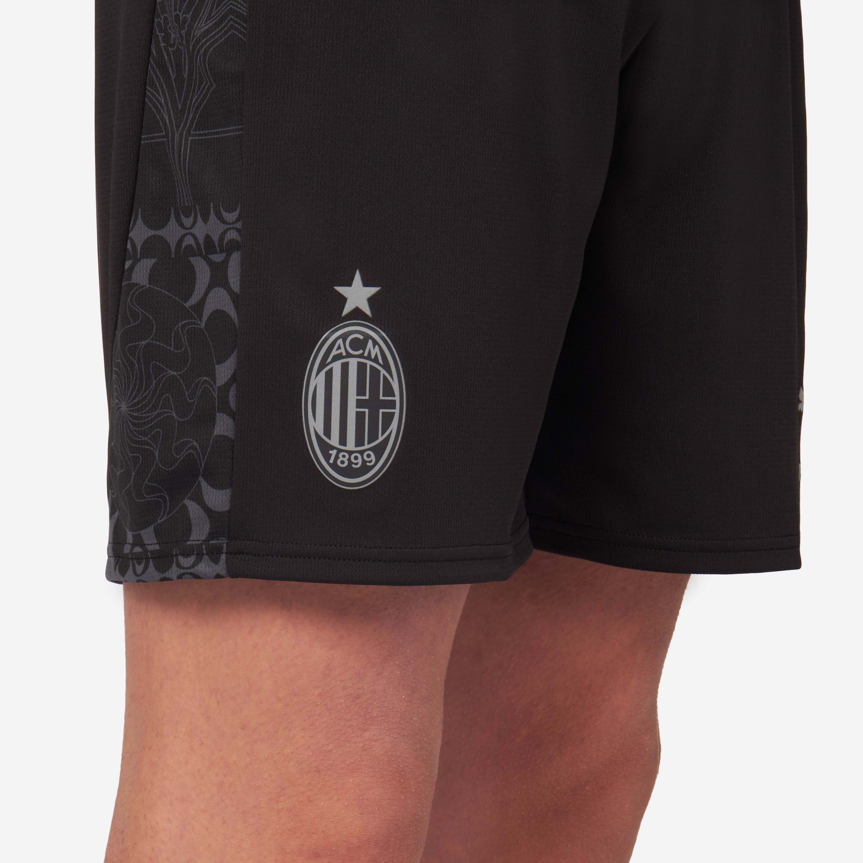 AC Milan Kit Gara x Pleasures 2023/24 shorts dark M