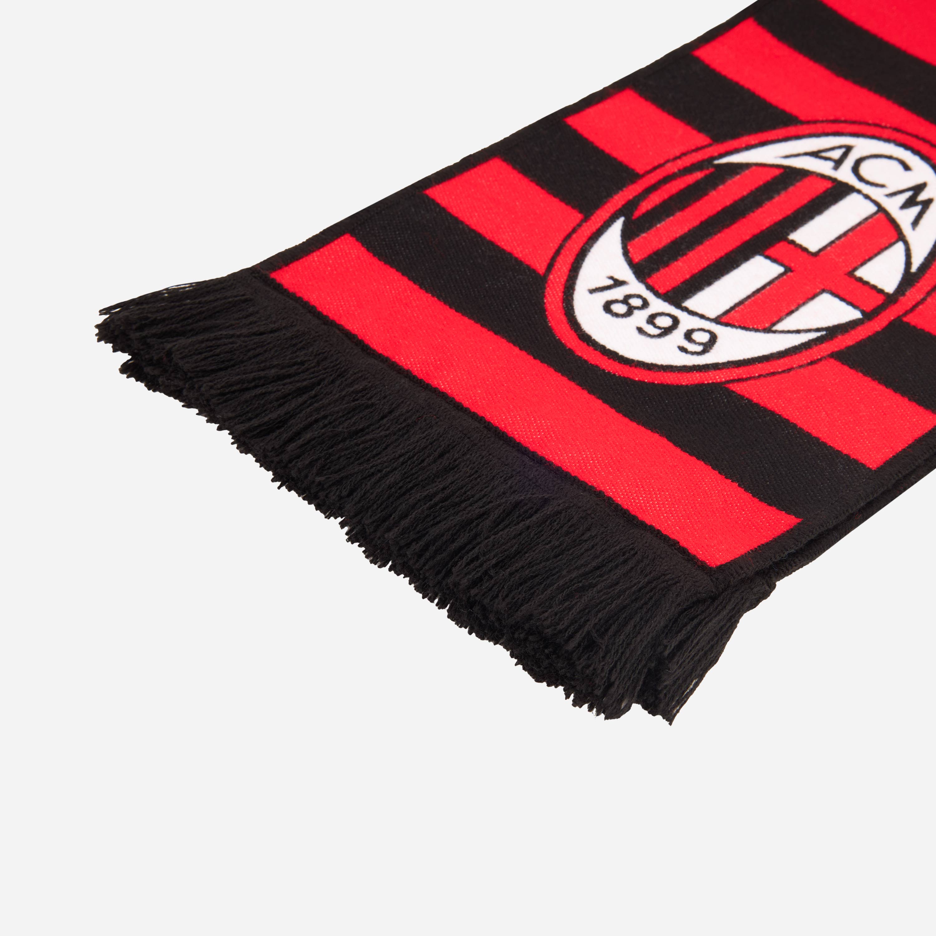 AC Milan Stripes sciarpa rossonera con logo