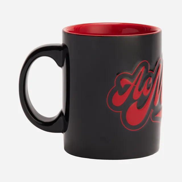 AC Milan Urban Collection tazza nera logo in rilievo