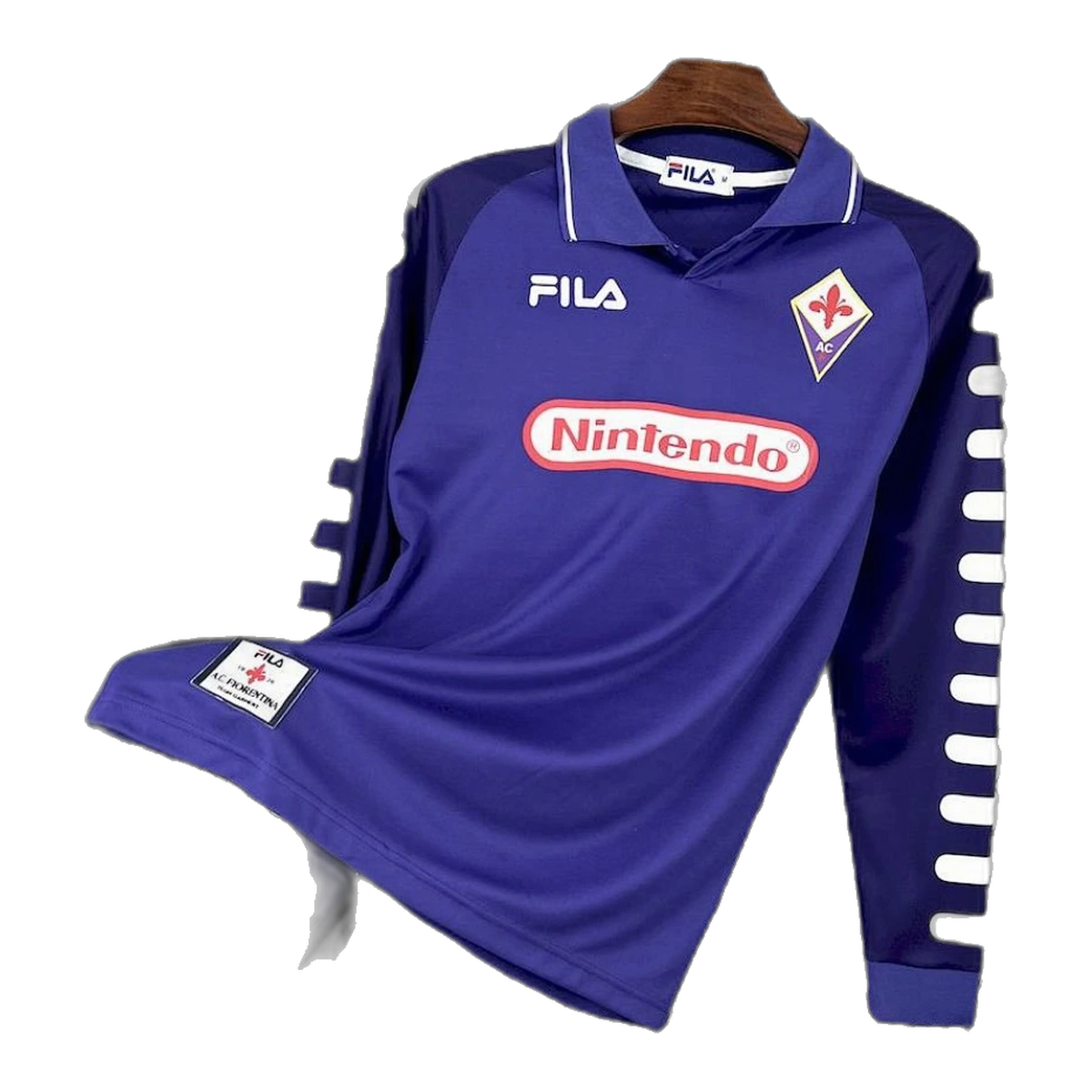 Tifoso Store Maglie da Calcio Fiorentina 1998/99 maglia manica lunga viola