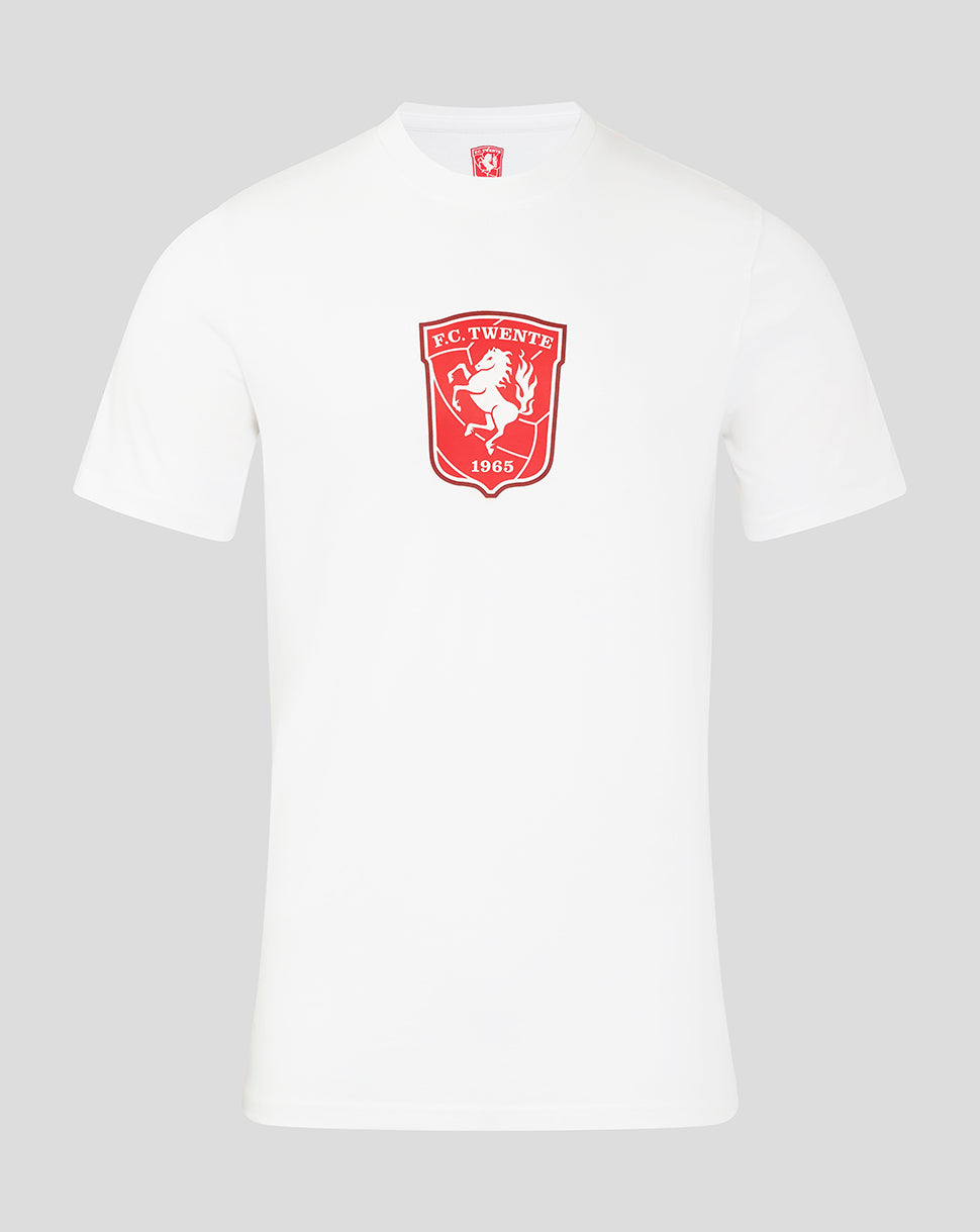 FC Twente Core Logo t-shirt uomo bianca taglia regolare