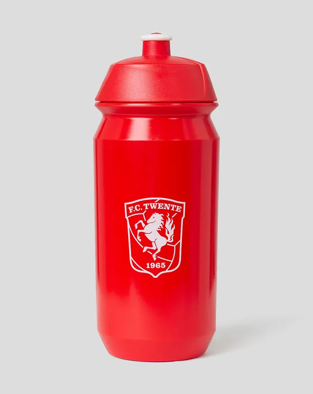 Twente Accessoires borraccia plastica rosso/bianco O/S