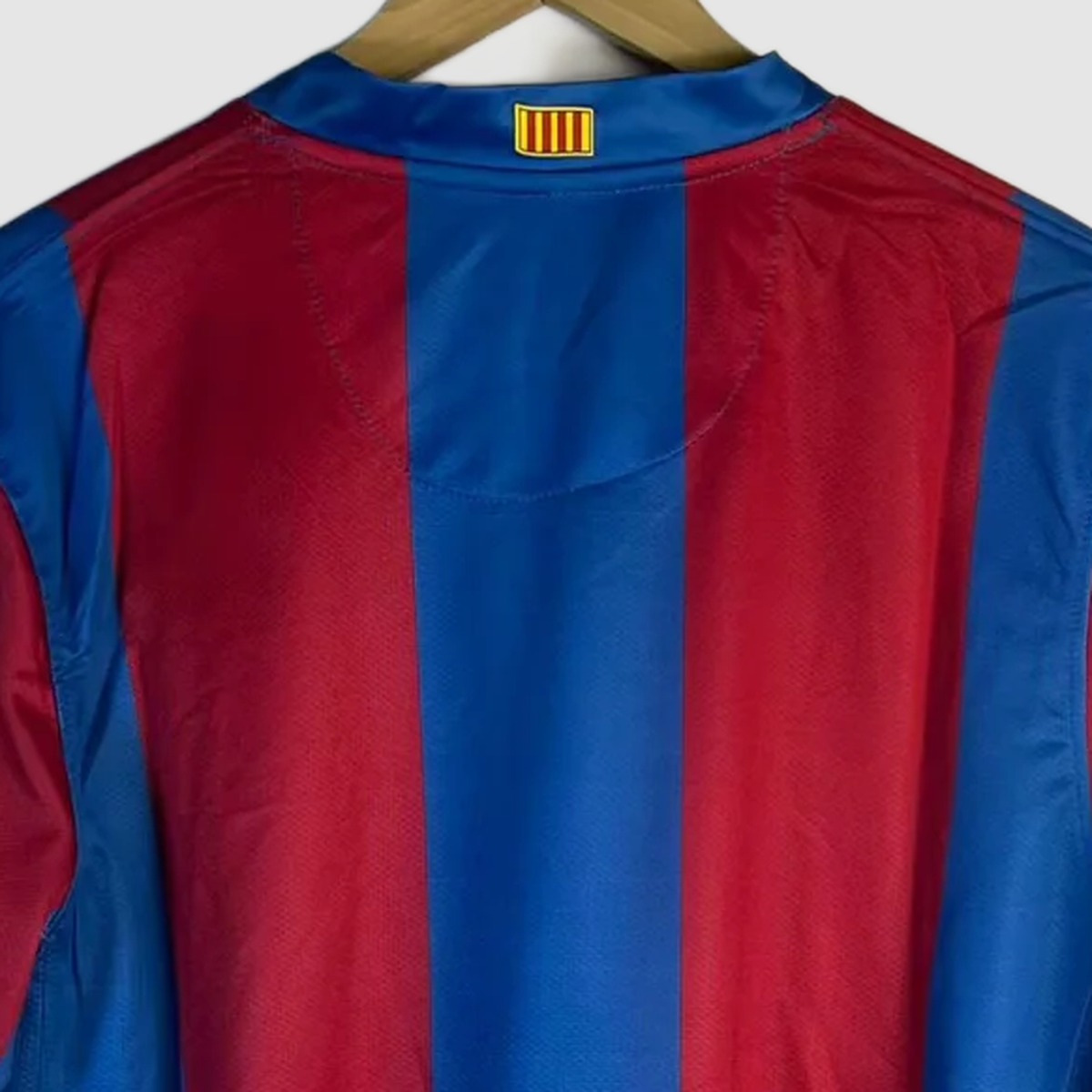 Barcellona 2007/08 maglia calcio manica lunga blaugrana