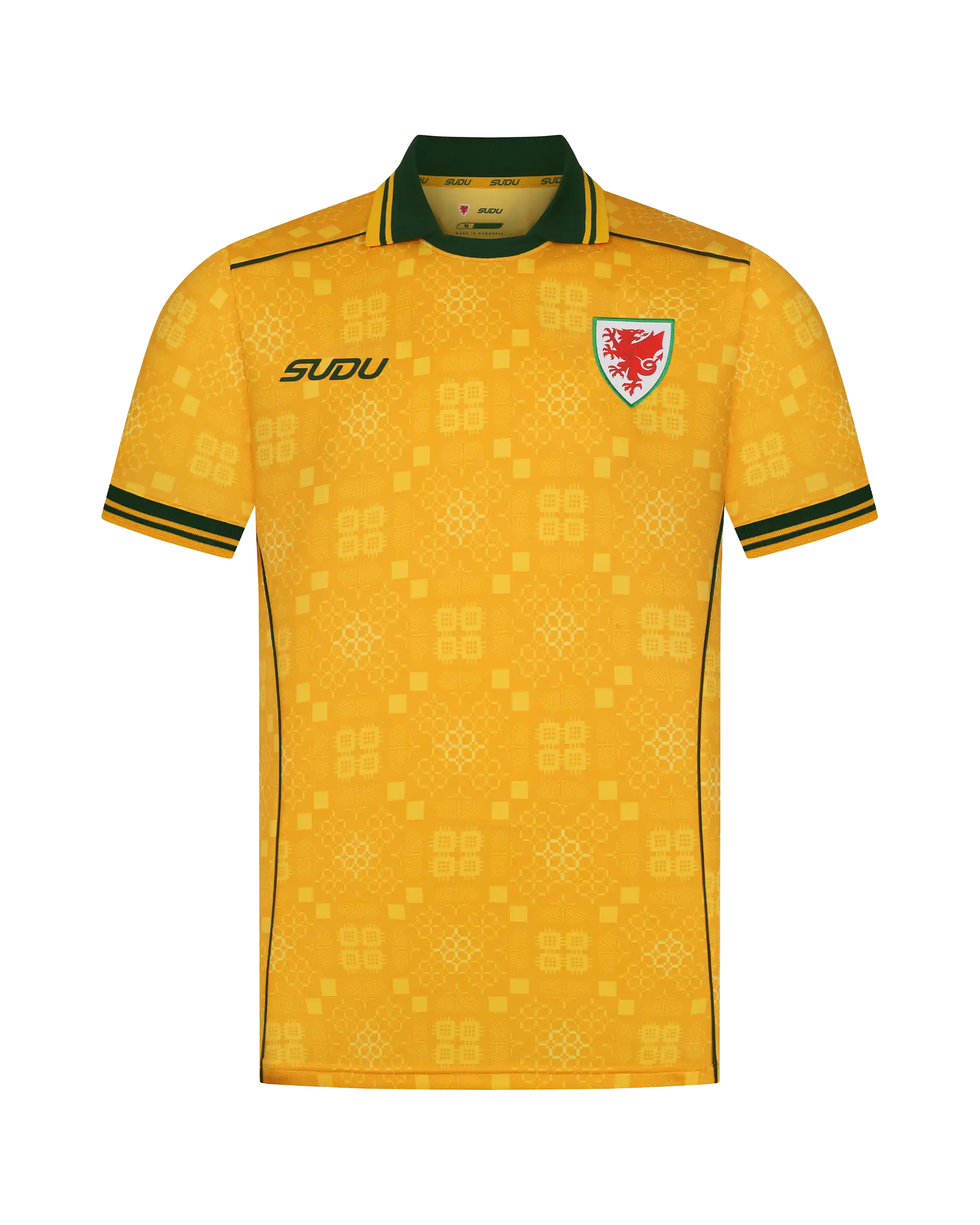 Wales SUDU 2026-27 maglia away junior gialla