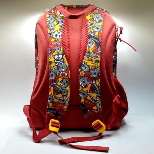 Roma Fanshop Scuola Zaino Tokidoki Romolo giallorosso