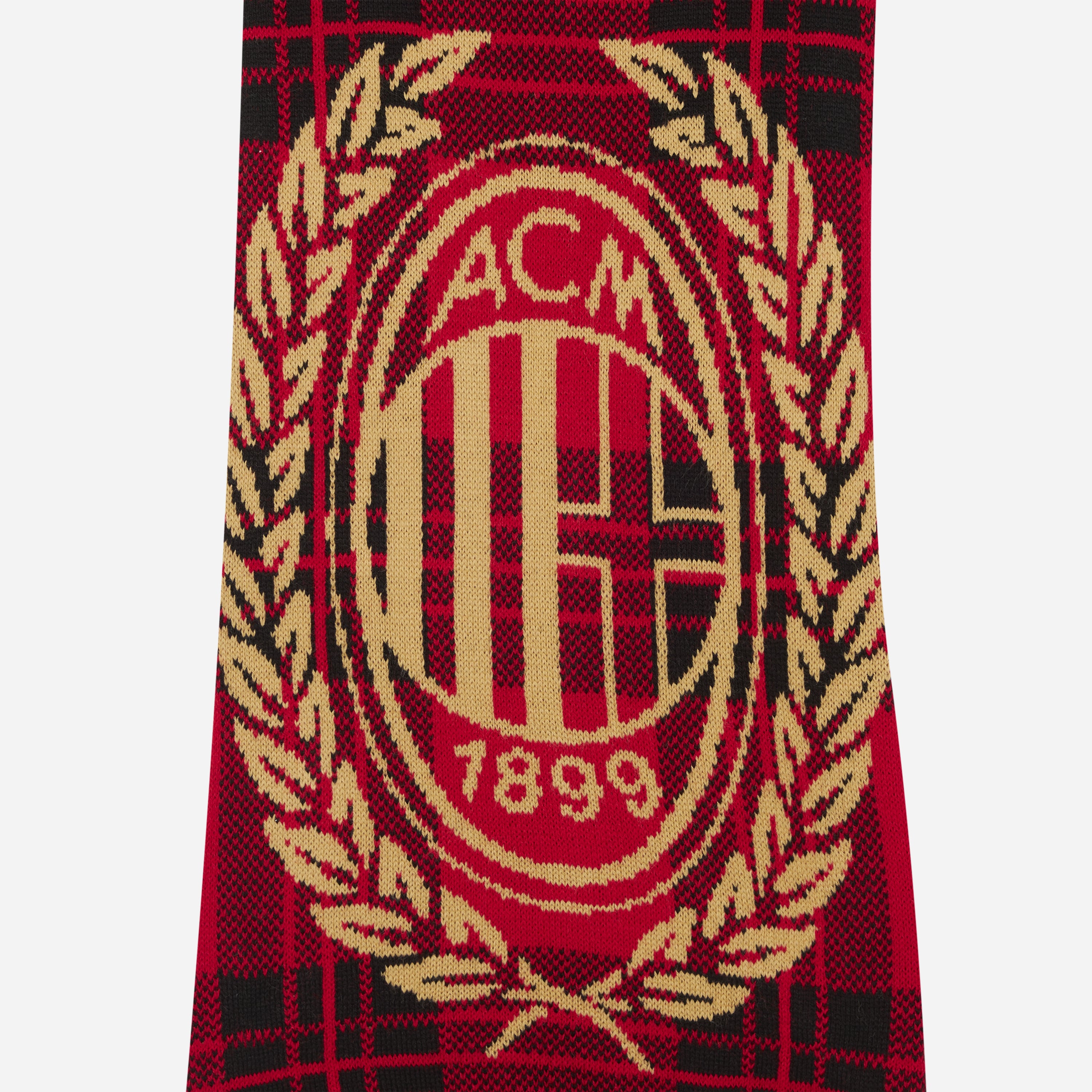 AC Milan Christmas Dog Jumper maglione cane rosso tartan S-L