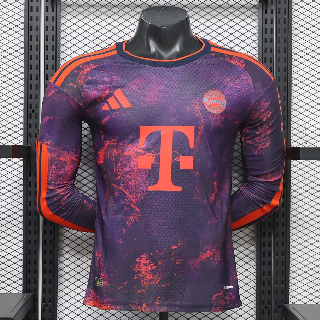 Tifoso Store Player Version Bayern 2026/27 terza maglia ML viola