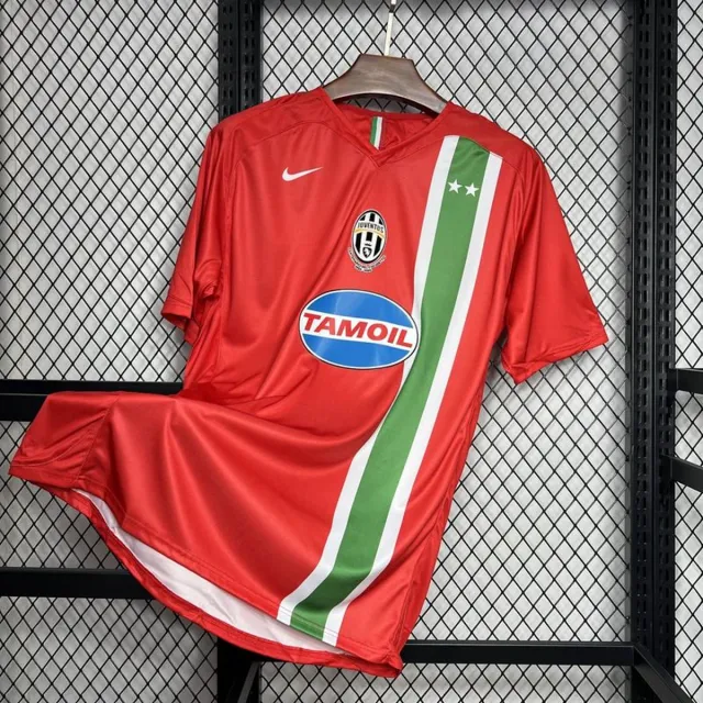 Tifoso Store Juventus Away 2005/06 seconda maglia da calcio rossa