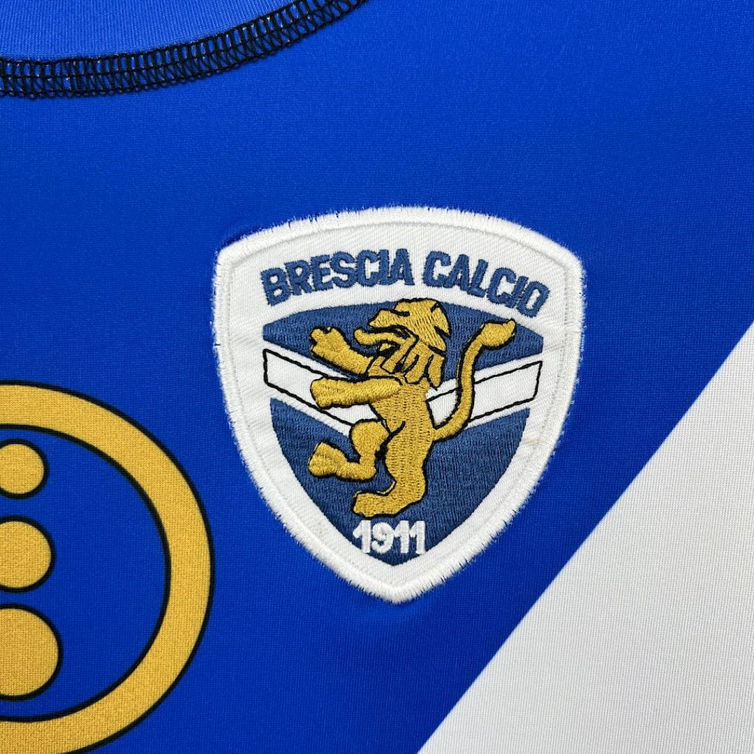 Brescia 2003/04 Retro Maglia Home Biancazzurra S-XXL