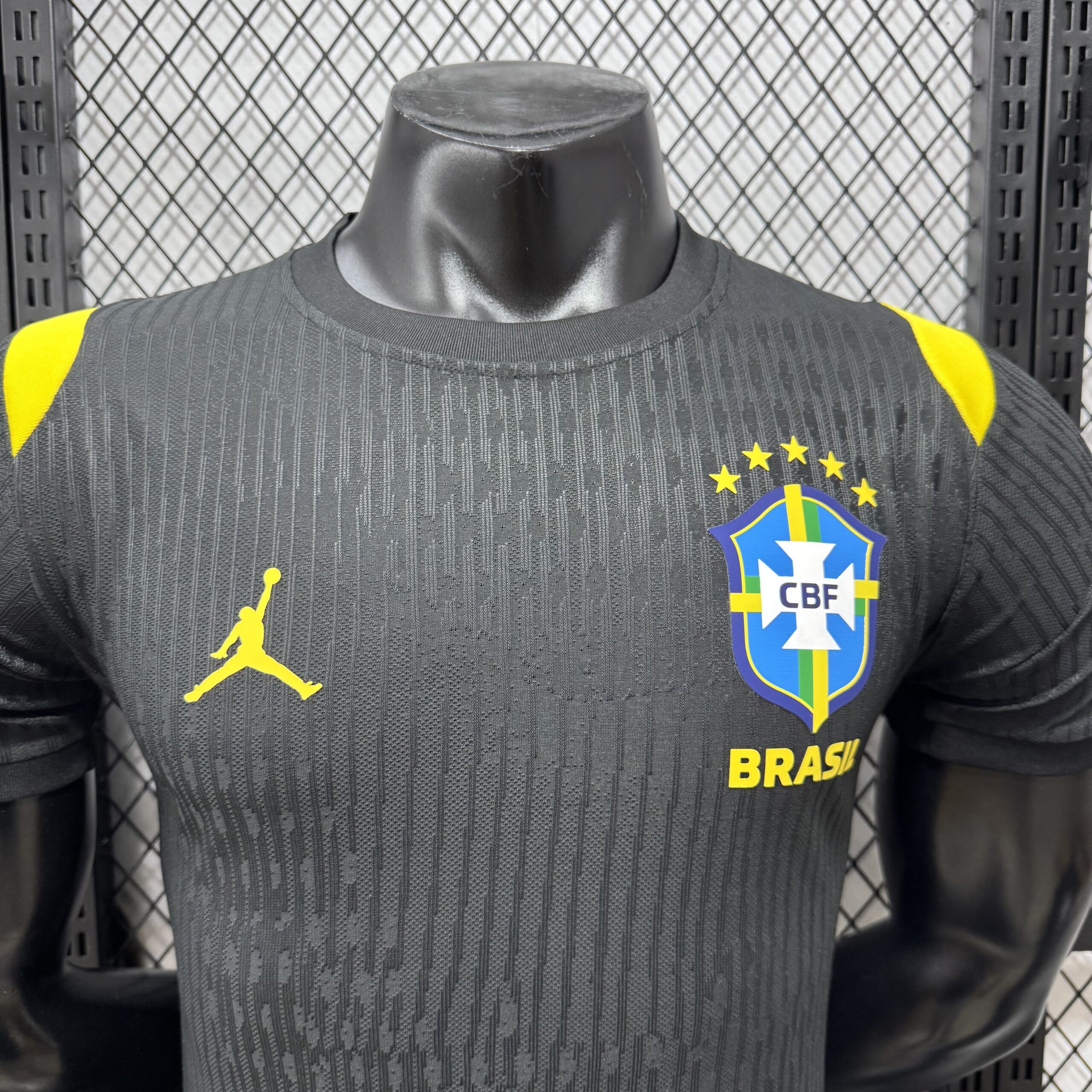 Brasile 2026/27 seconda maglia nera traspirante