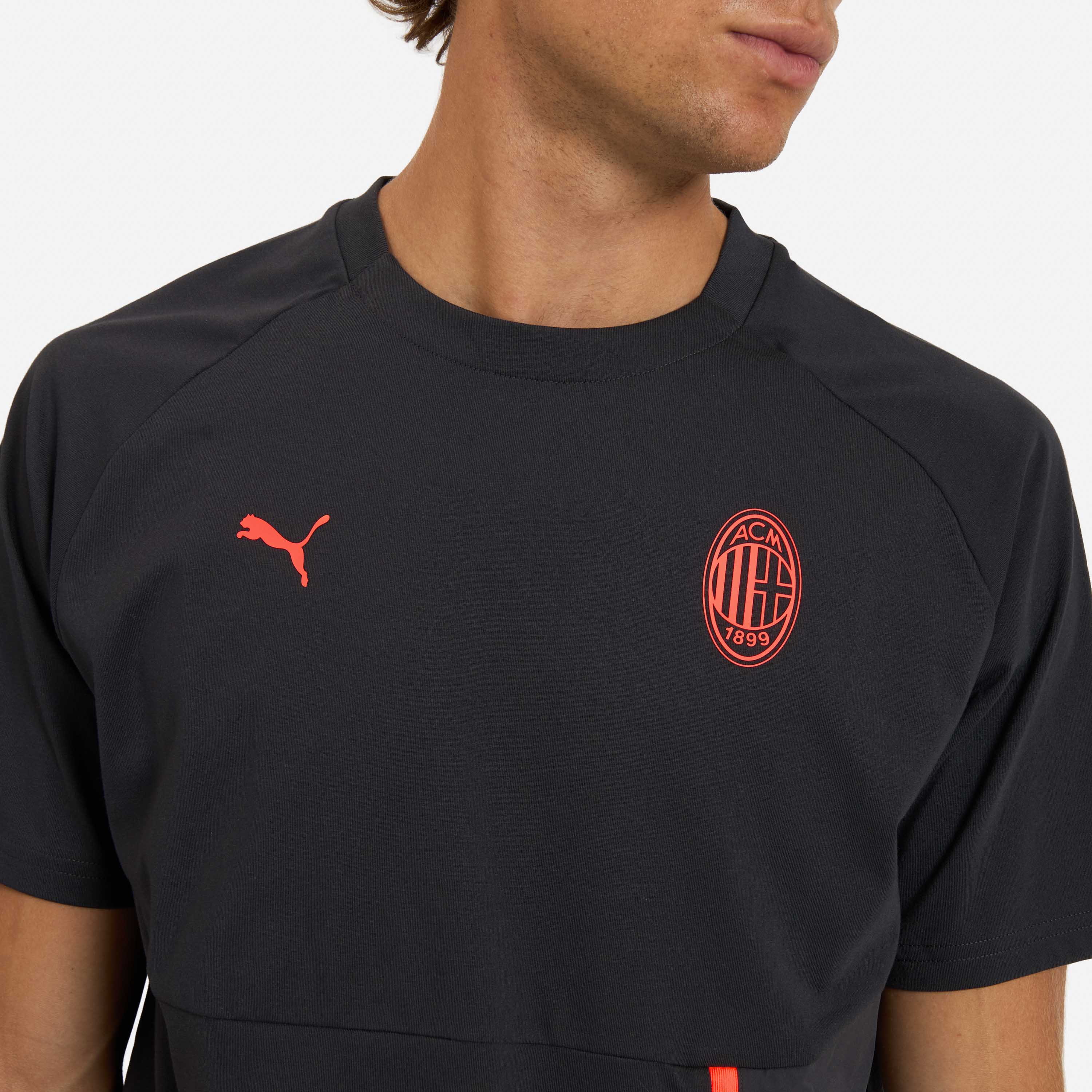AC Milan Pumatech 2026/27 t-shirt uomo grigio scuro