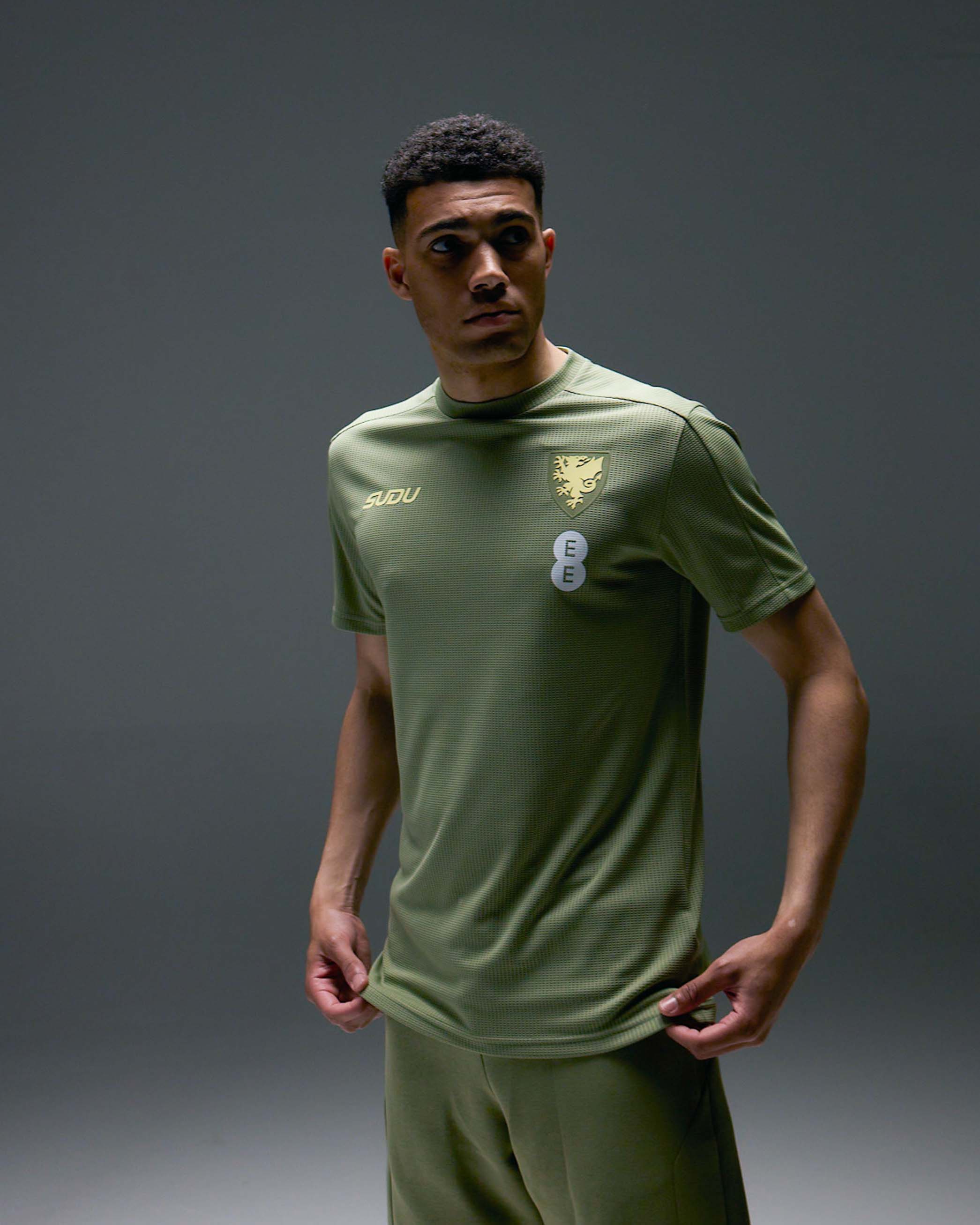 Wales Travel Players Away maglia da tifoso verde