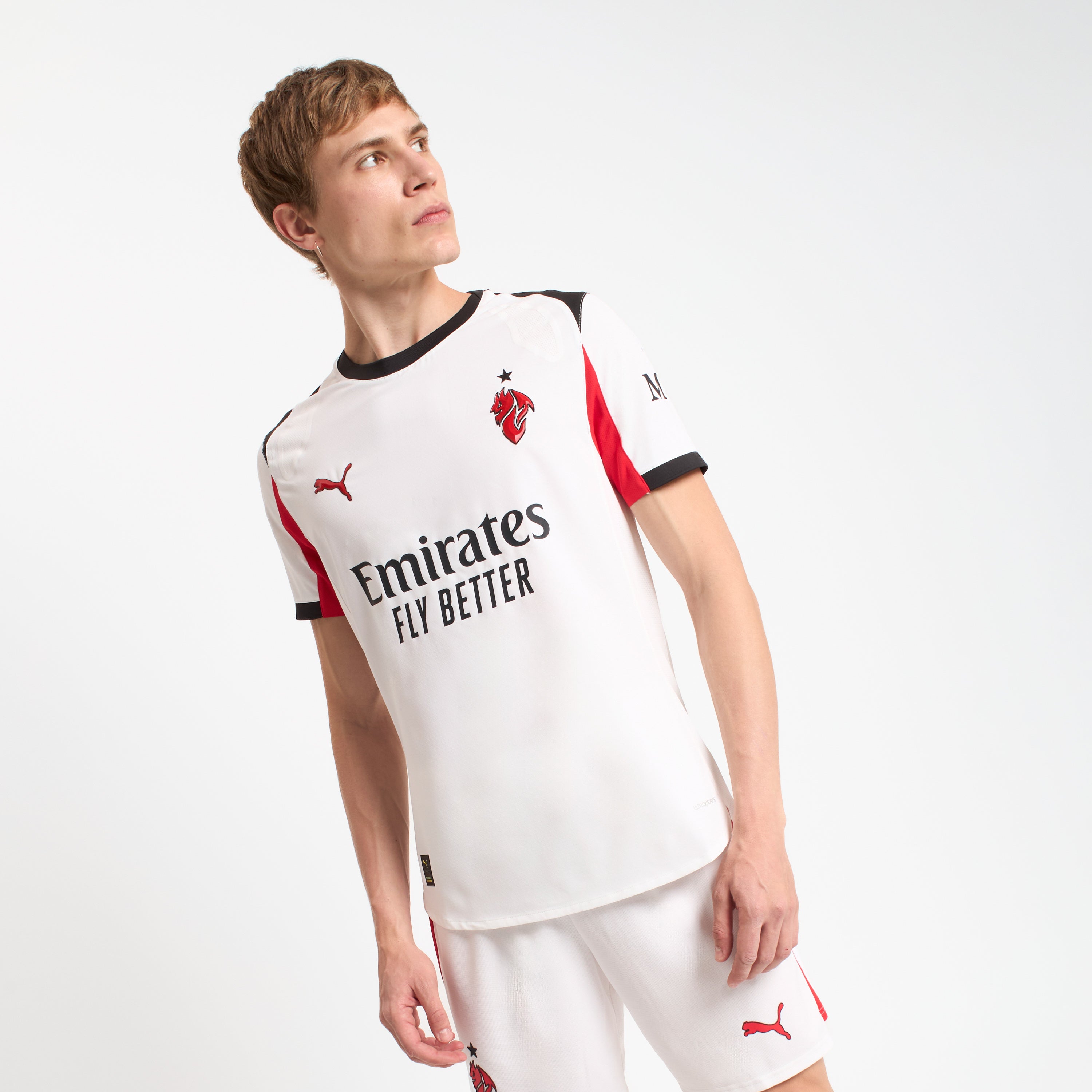 AC Milan Kit Gara Away Authentic 2025/26 maglia uomo leggera