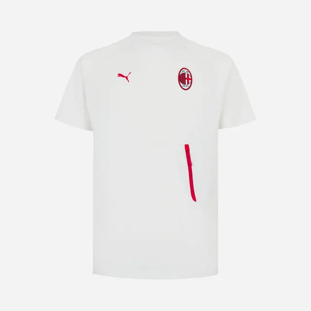 AC Milan Pumatech 2026/27 T-shirt uomo bianca cotone