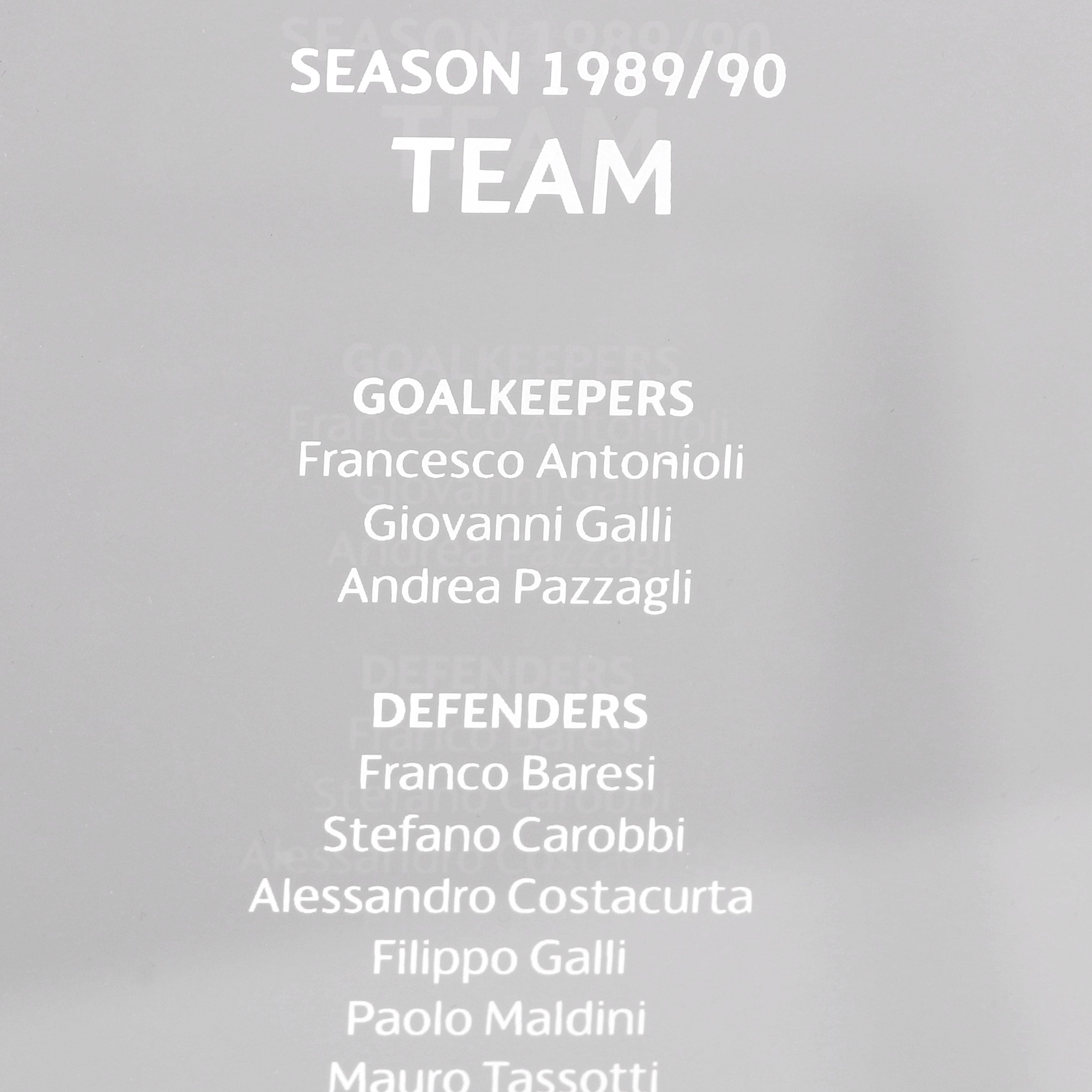AC Milan Le Livre Ouvert cimelio 1990 150 mm taglia unica