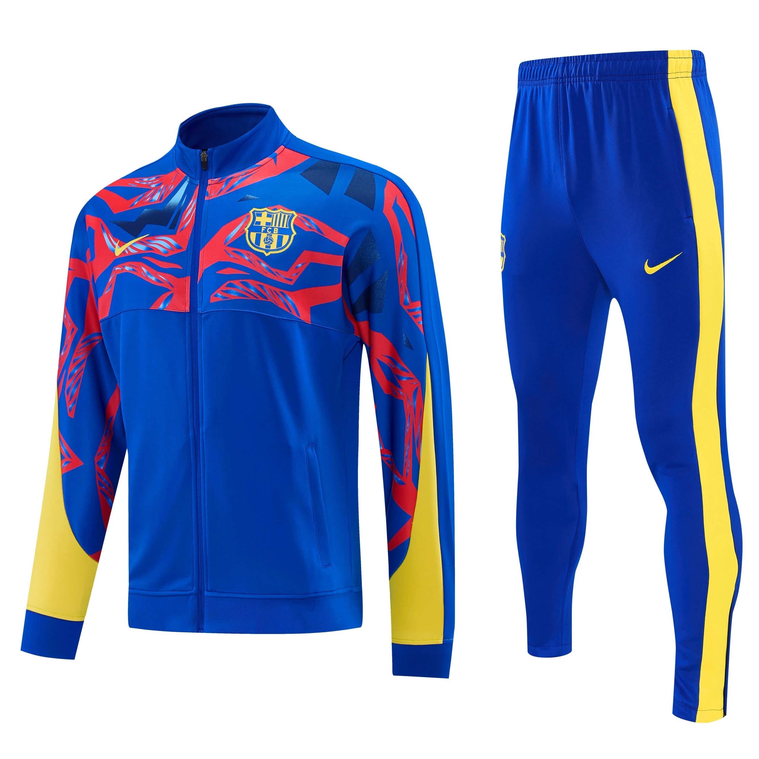 Barcellona 2026/27 tuta full zip blu royal con pantaloni