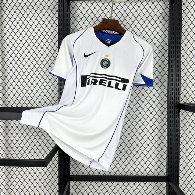 Inter Seconda 2004/05 maglia away bianca taglia L