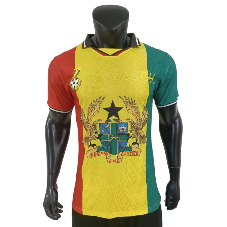Ghana Tricolore 2026 Maglia Player Bande Verticali
