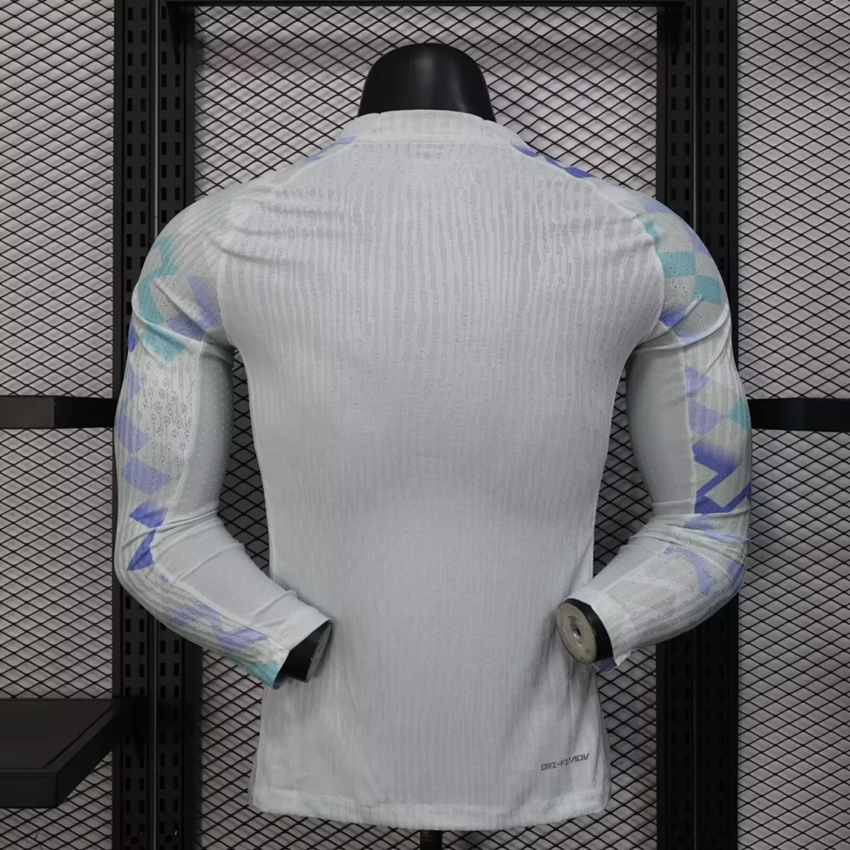 Inter Seconda Maglia 2025/26 manica lunga maglia calcio bianca Player