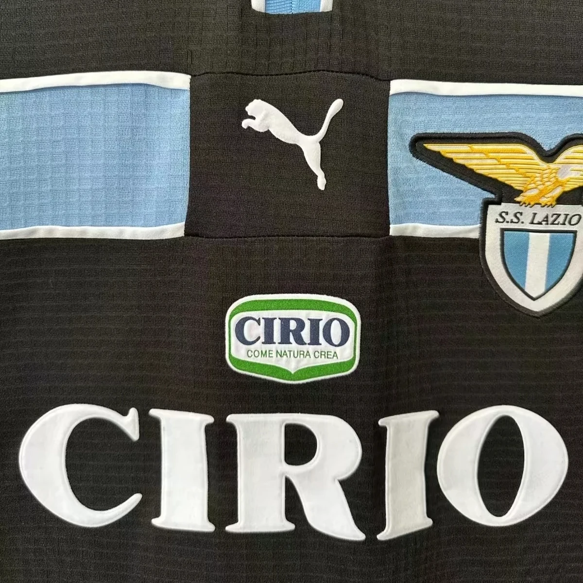 Tifoso Store Maglie da Calcio Lazio 1998/99 seconda maglia nera ML