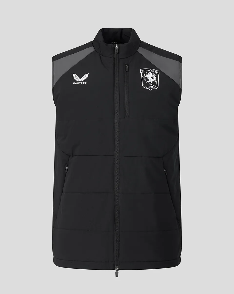 FC Twente Training Gilet Unisex Nero 26/27 Trapuntato