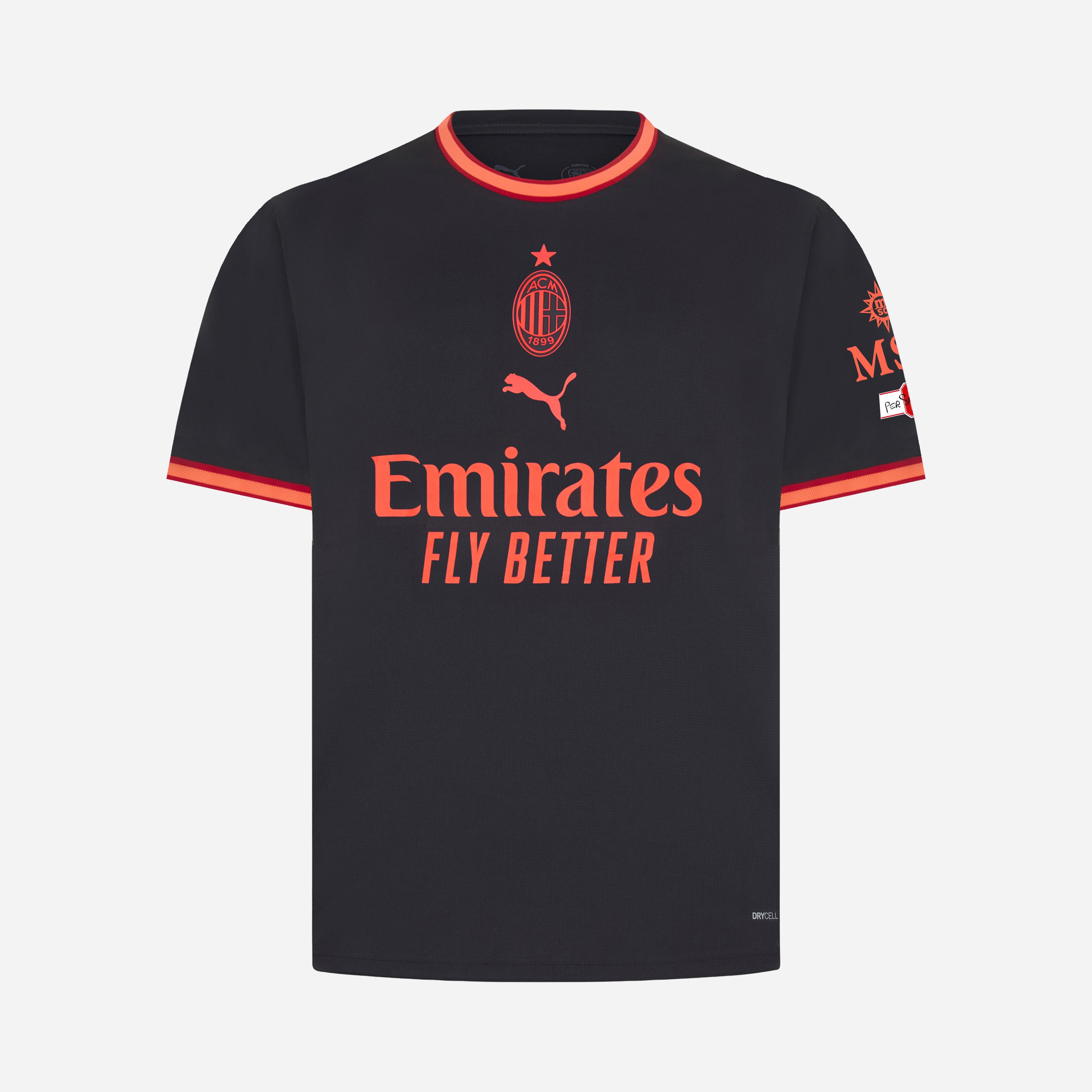 AC Milan Third 2026/27 maglia uomo third nera traspirante