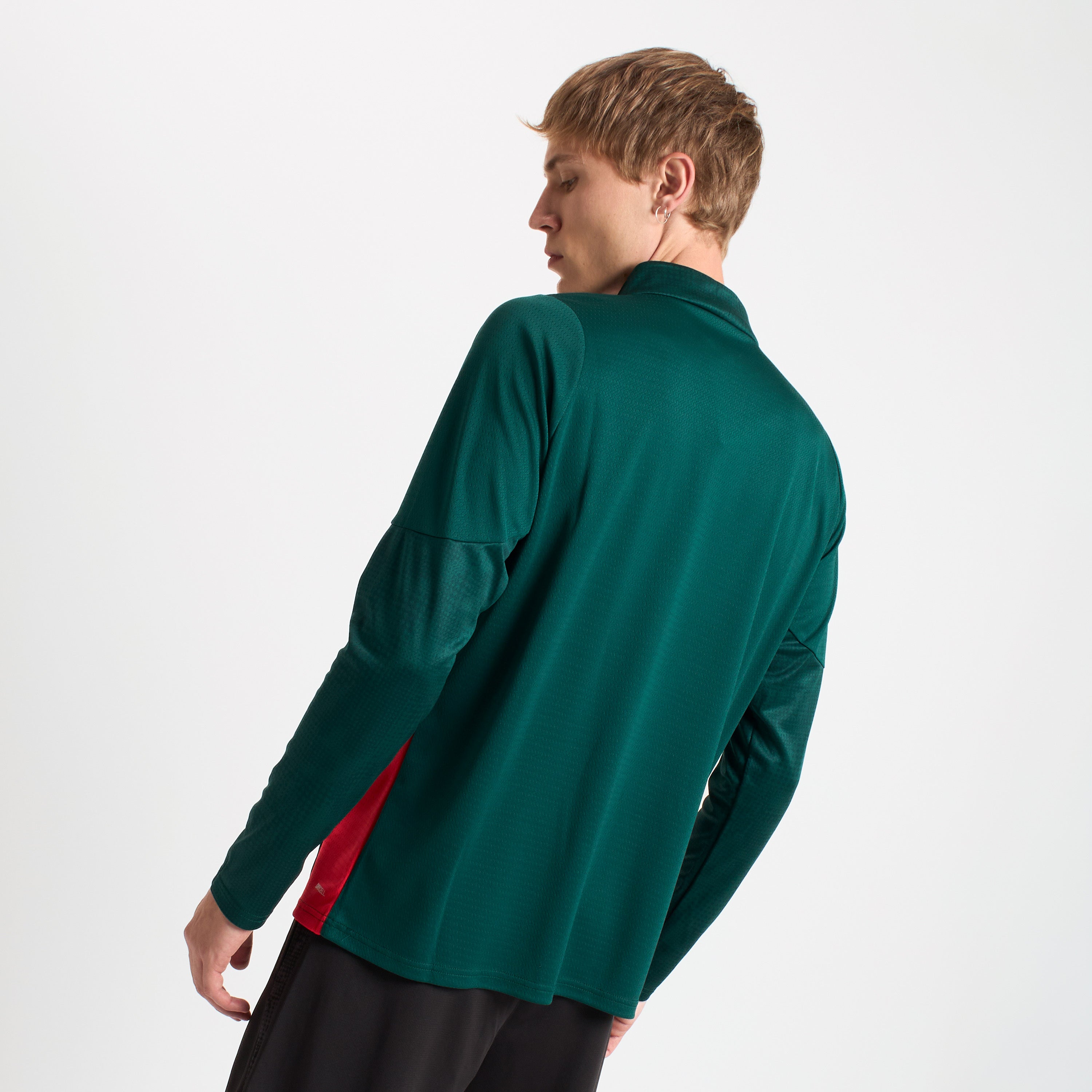AC Milan Allenamento 1/4 Zip felpa verde 2025/26 uomo