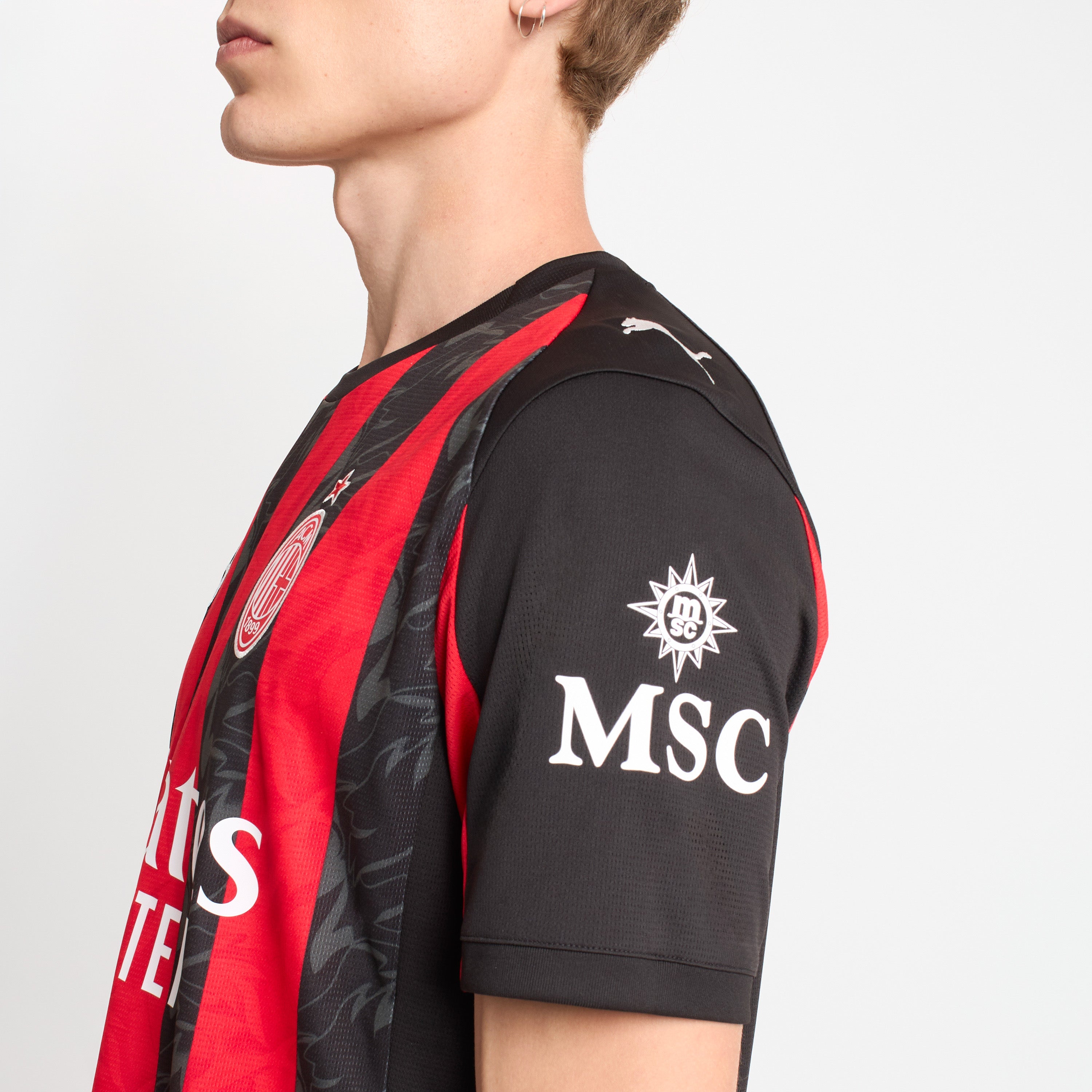 AC Milan Kit Gara Milan Home 2025/26 maglia uomo rossa Drycell