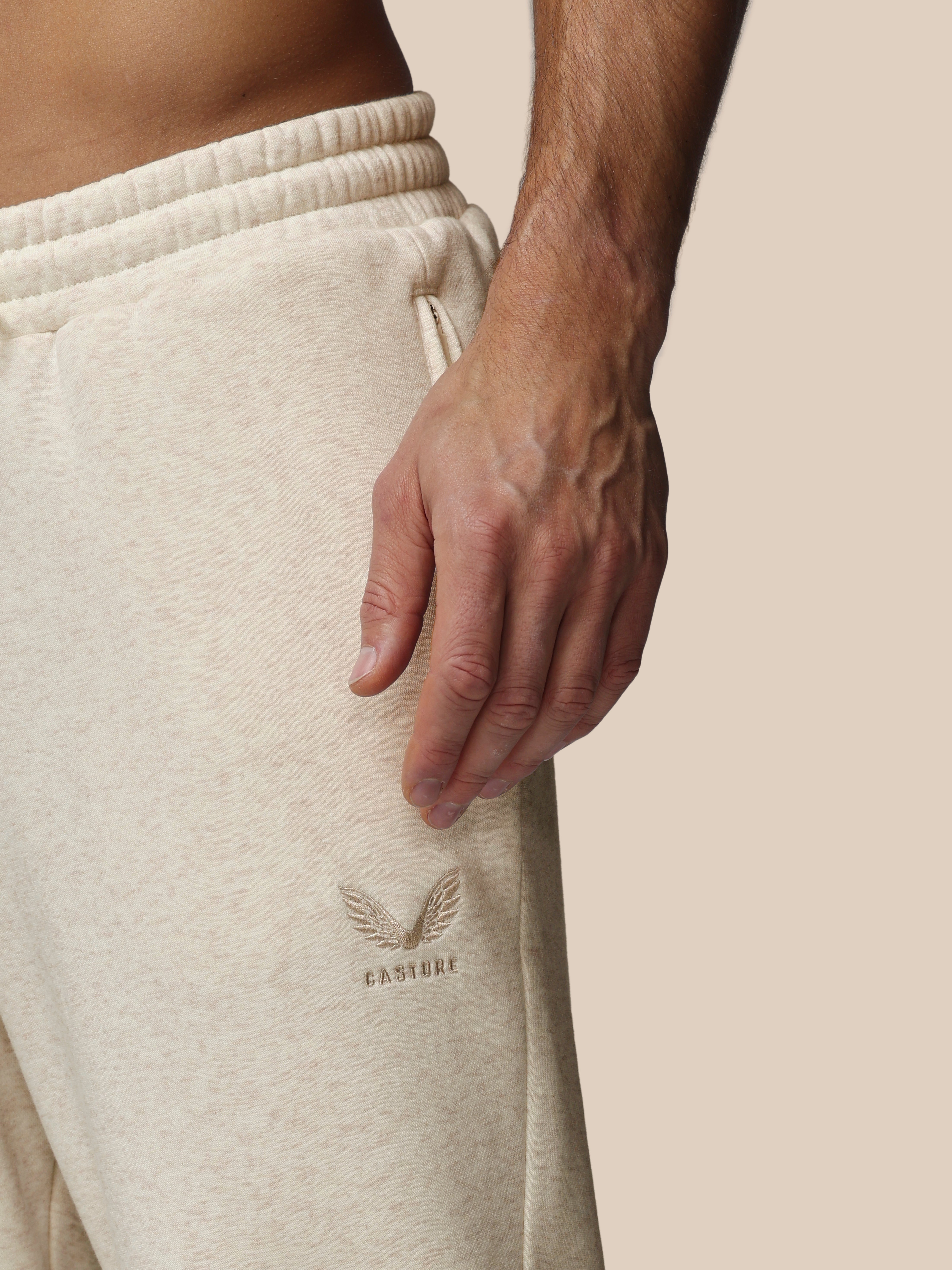 Castore Adapt joggers uomo beige oatmeal marl
