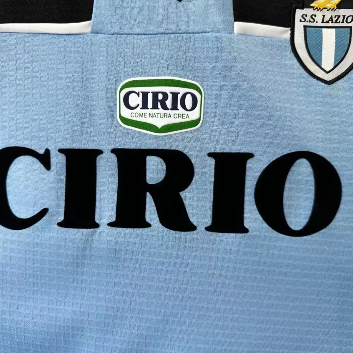 Tifoso Store Maglie da Calcio Maglia Lazio 1998/99 Manica Lunga Celeste