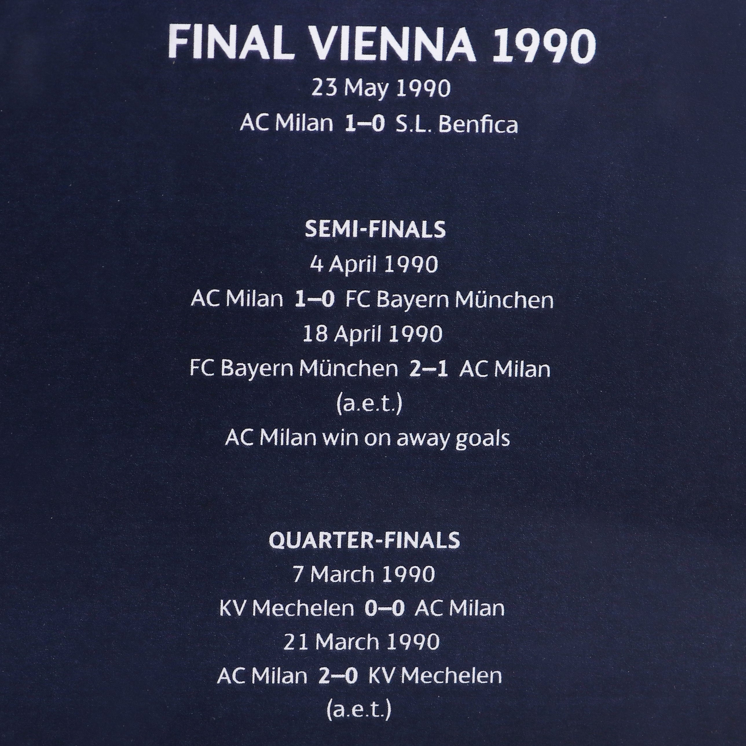 AC Milan Le Livre Ouvert locandina 150 mm 1990