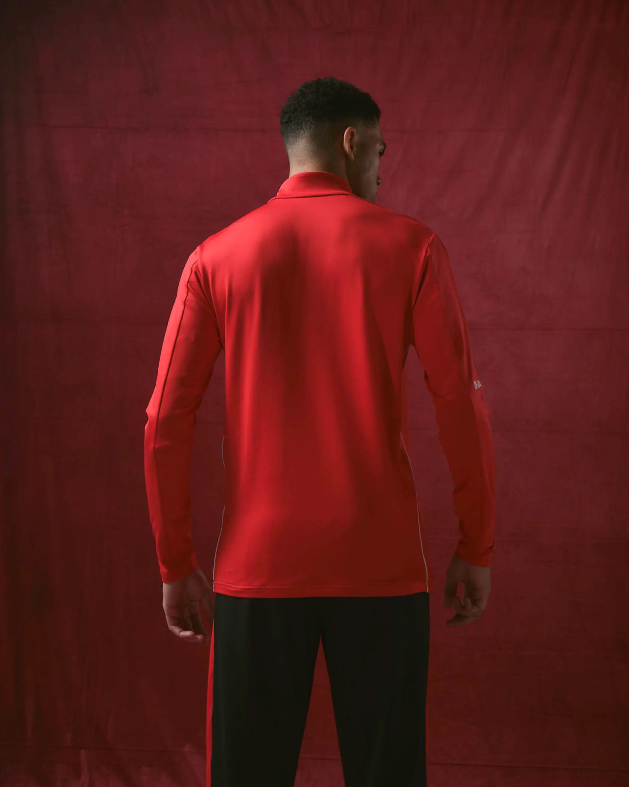 Wales SUDU 2026-28 Home felpa zip 1/4 nera XL